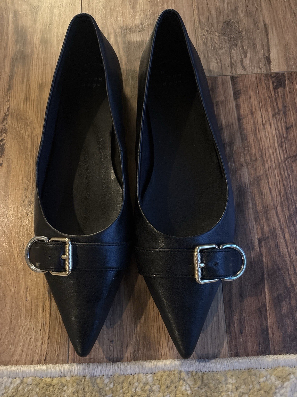 A New Day – Women’s Black 9.5 Valentina Pointed Toe Flats SEE DESCRIPTION