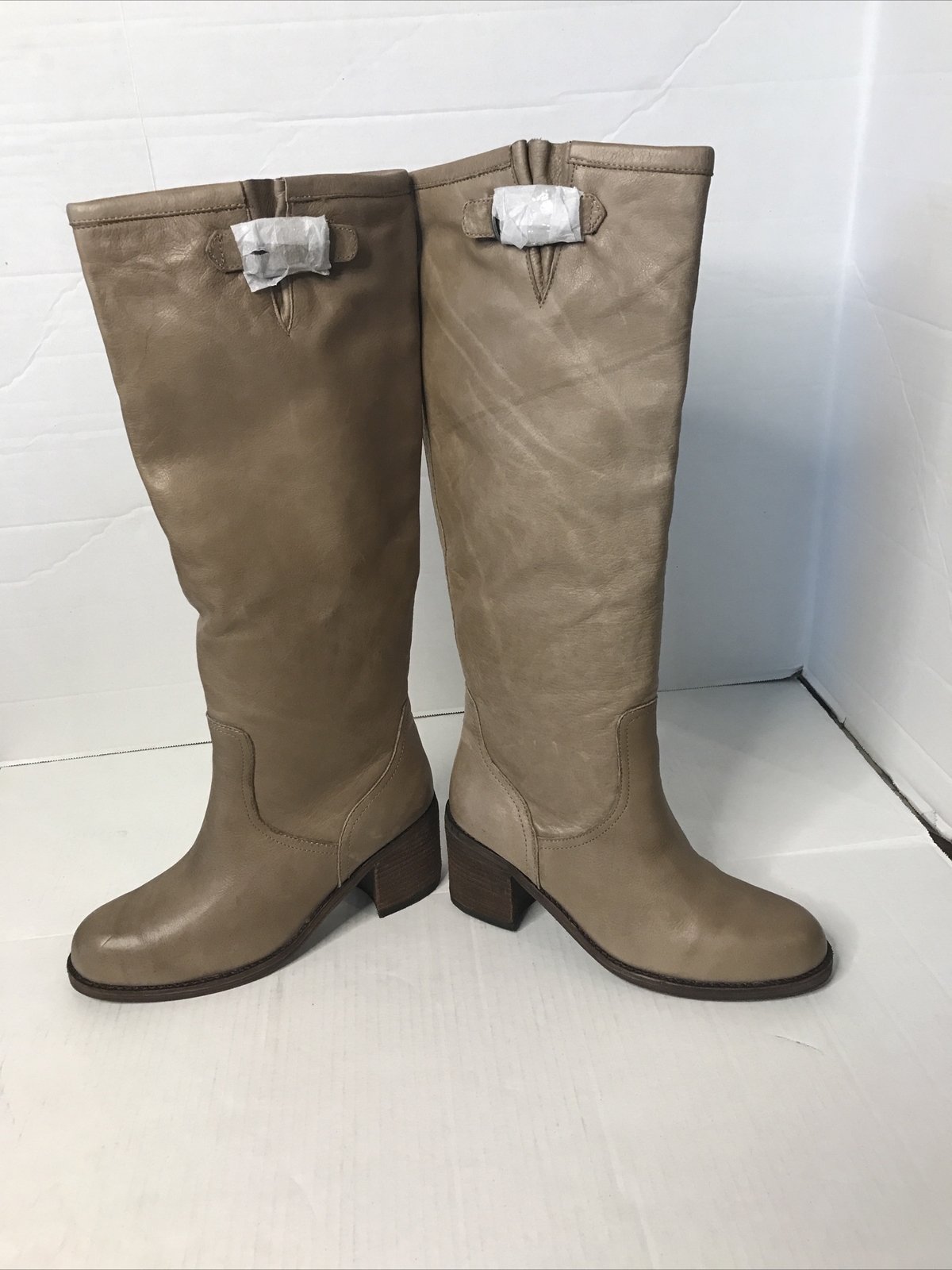 Dolce Vita Womens Sarie Taupe Knee-High Boots Shoes 9.5 Medium (B,M) BHFO 3972