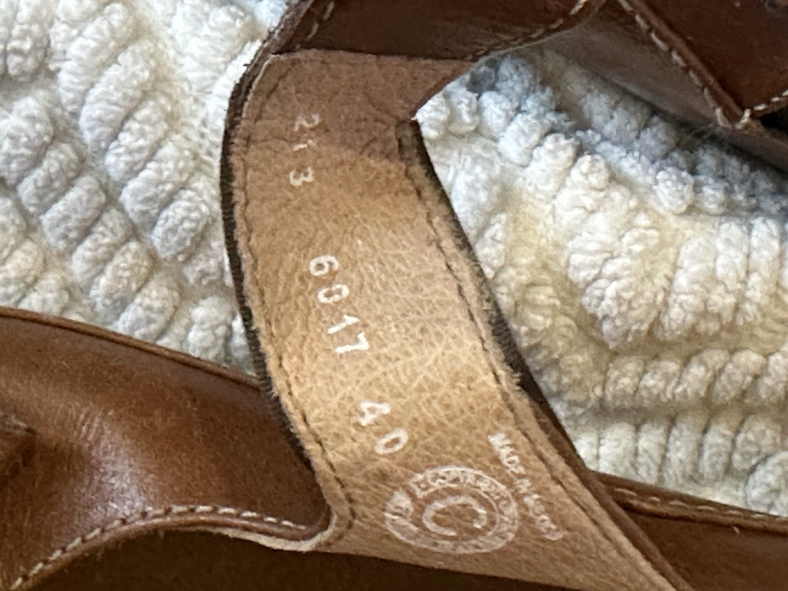 Wolky Jewel Camel Brown Leather Slingback Comfort Sandals Women’s Size 40 9 US
