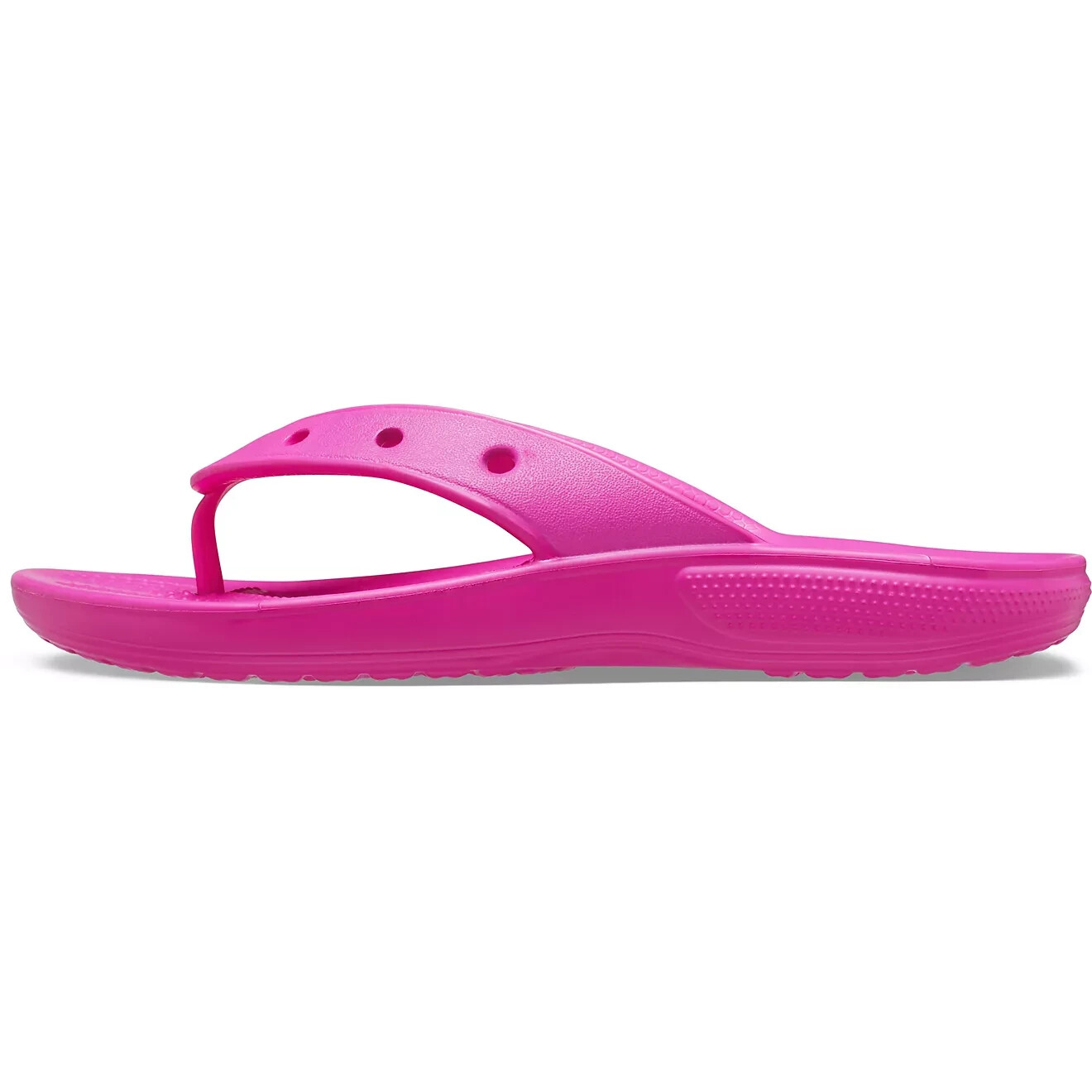Bright Pink Crocs Classic Flip Flops #207713-6UB Women’s Size 10 Men’s Size 8