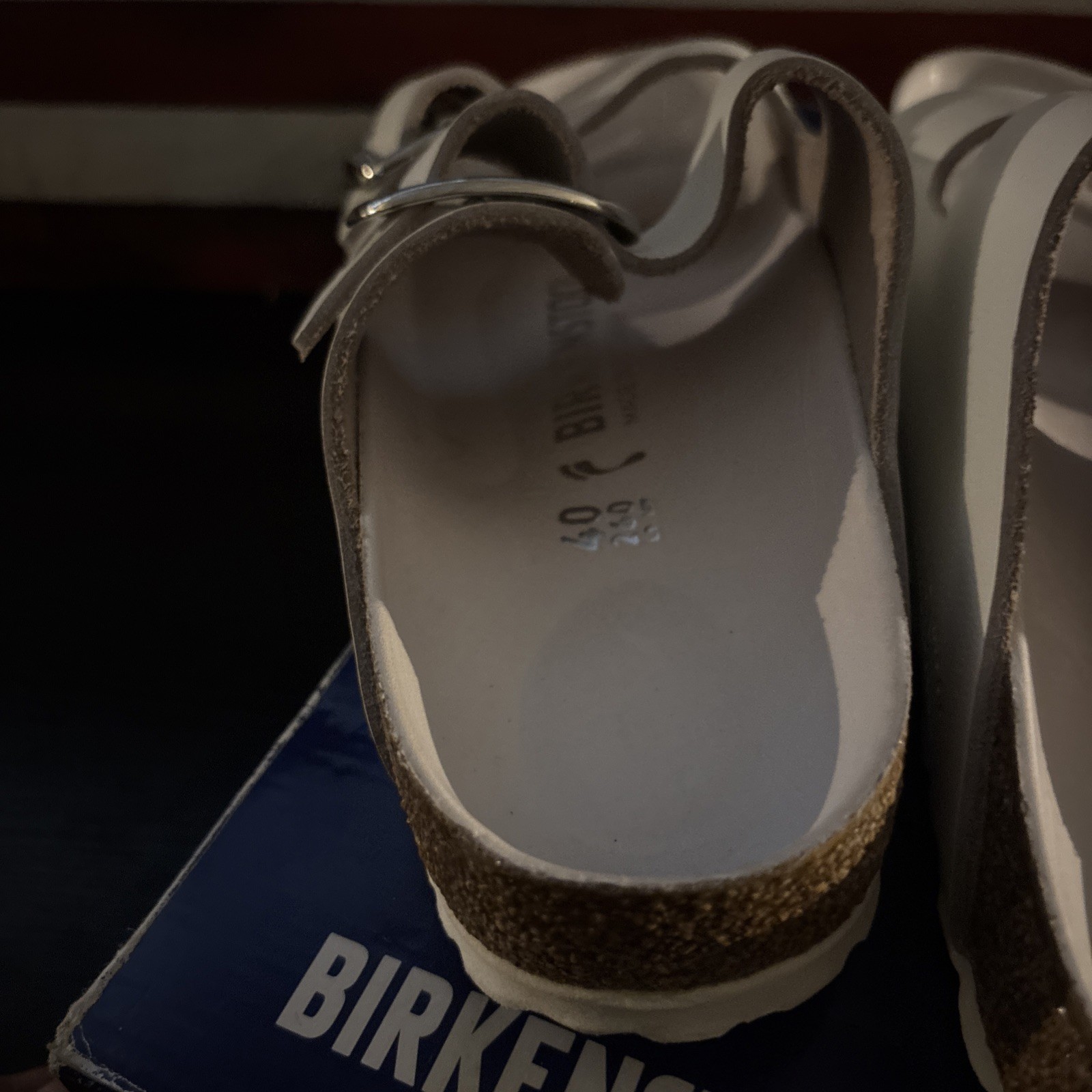Birkenstock Arizona Big Buckle Size US 9 – EU40 White in Original Box Germany