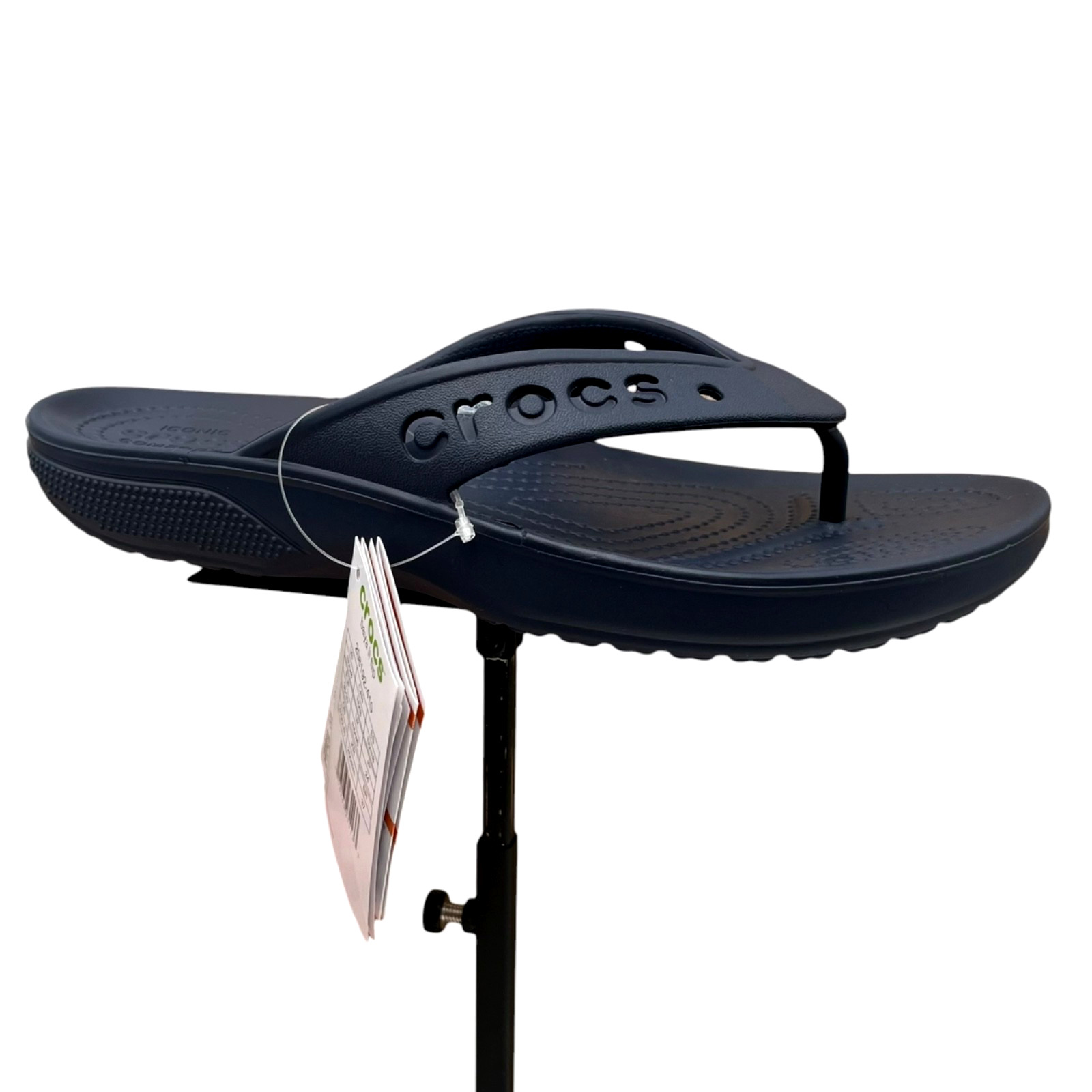 Crocs Baya II Women’s Flip Flop Sandals Size 7 Navy Blue Lightweight Flexible