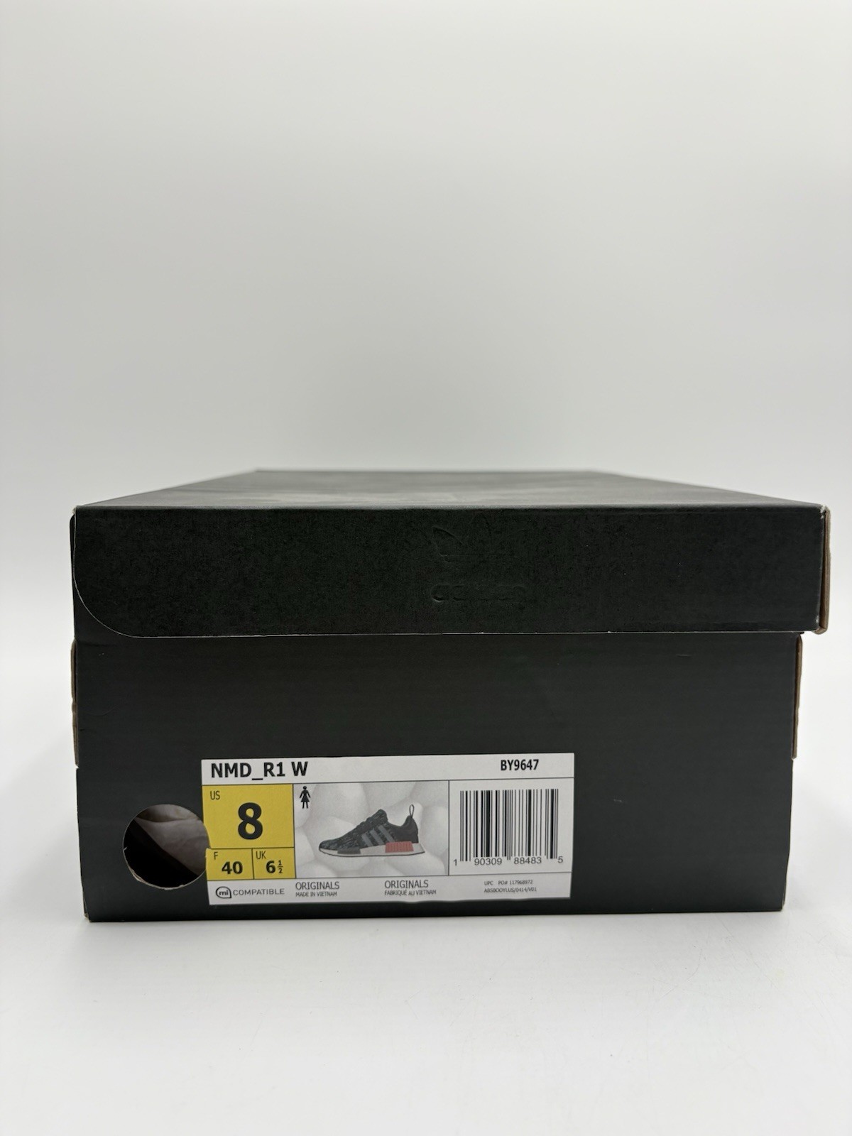 Adidas Women’s NMD_R1 Size 8 Heather Grey Raw Pink |BY9647|