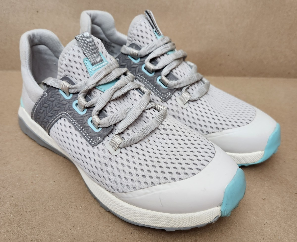 OluKai Wailuku (Sz 6) Breathable Athletic Sneakers Gray Blue Women’s Mesh