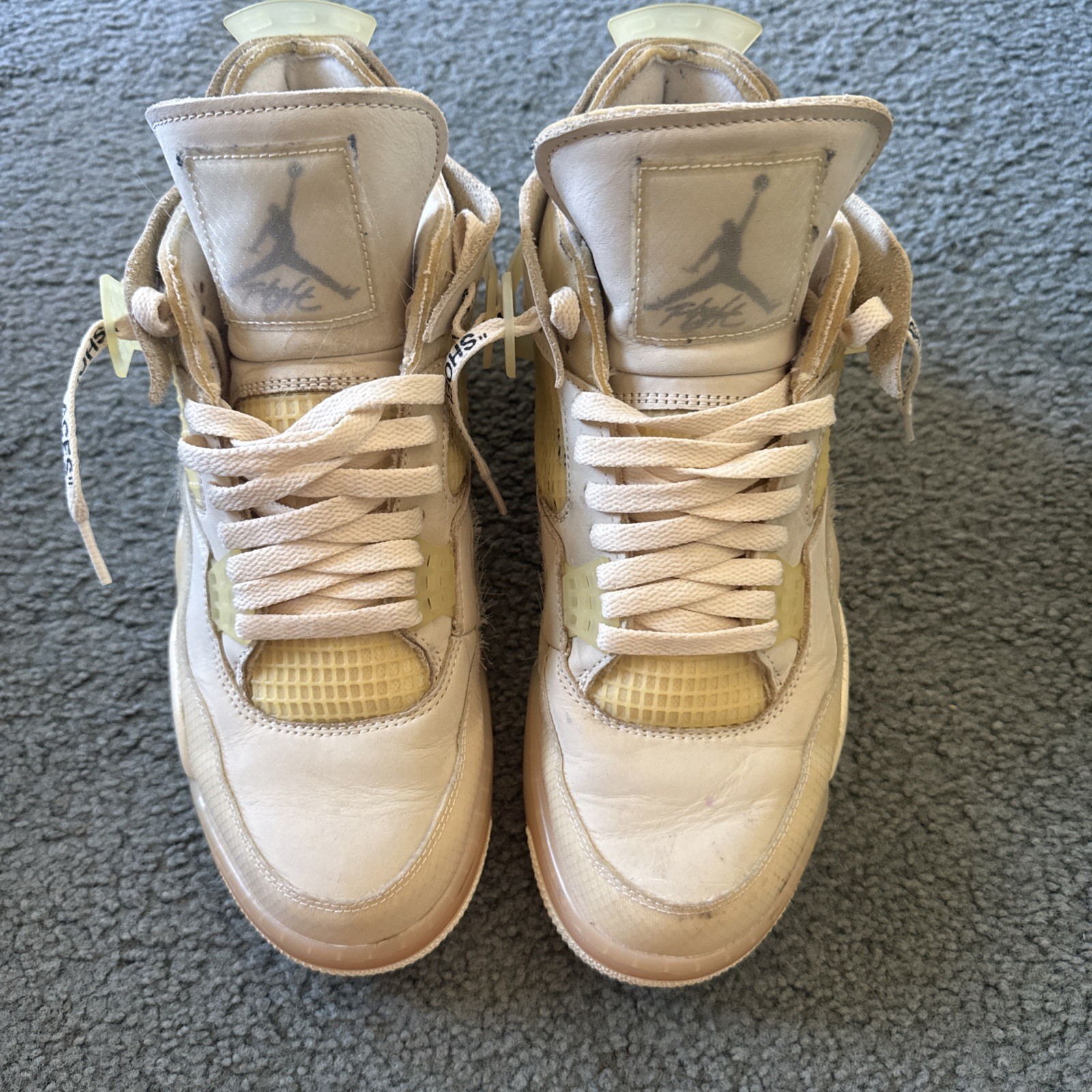 Nike Air Jordan 4 SP x Off-White Mid Sail Size 12W/10.5M