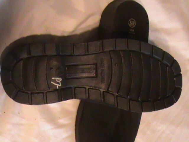Predictions Black Clogs Vintage Size 8 1/2 W 100823 I128T7