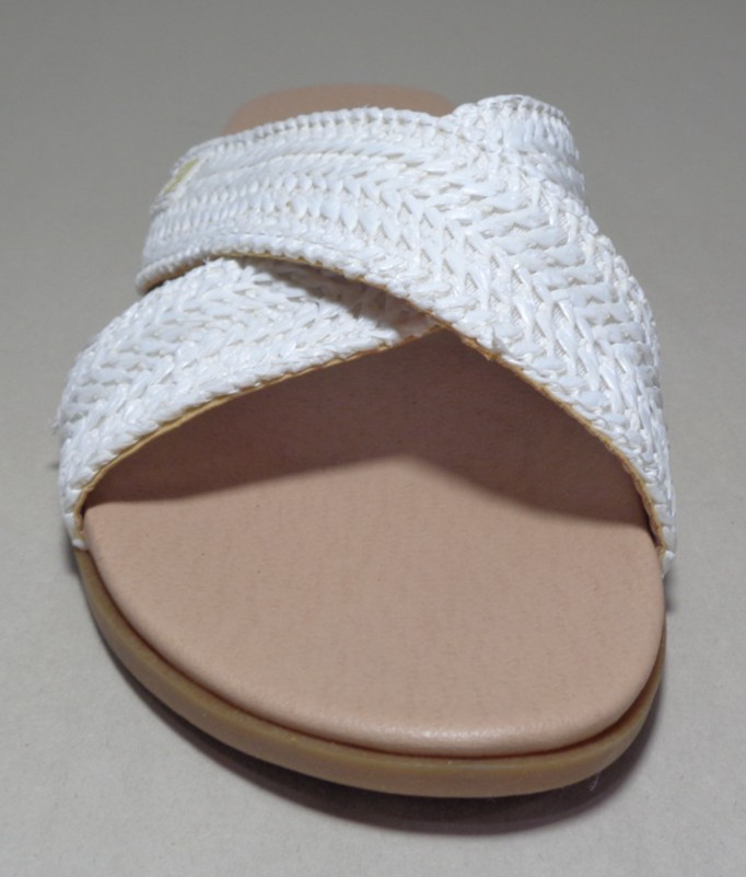 Draper Size 8 M / ALEX / White / Raffia Woven Sandals / New Women’s Shoes