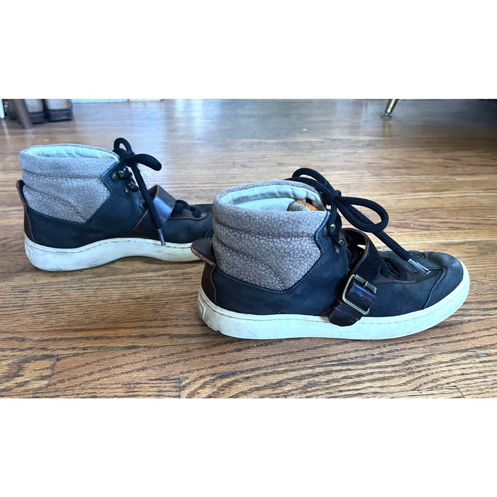 Alexander McQueen x Puma Gray High Top Sneakers Trainers Shoes Women’s Size 8