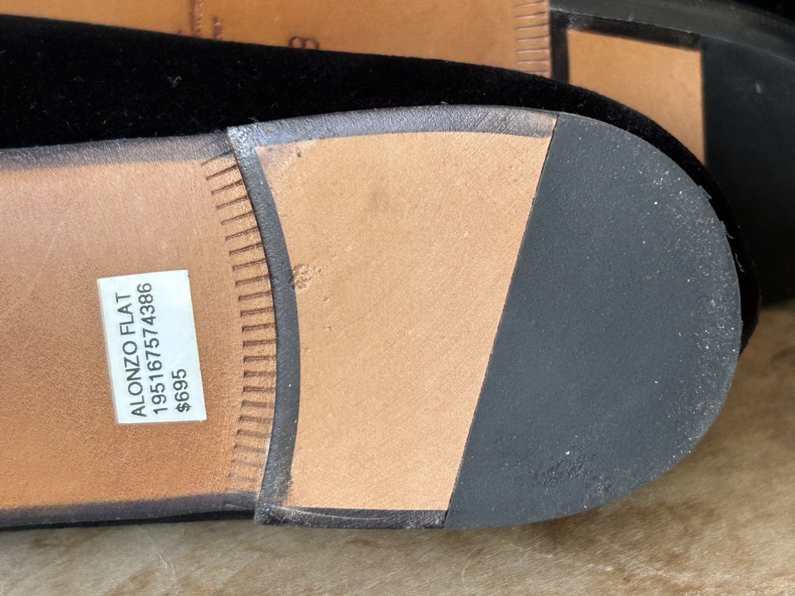 Ralph Lauren Purple Label Alonzo Deco Slipper Black Size 36.5B New*Read‼️