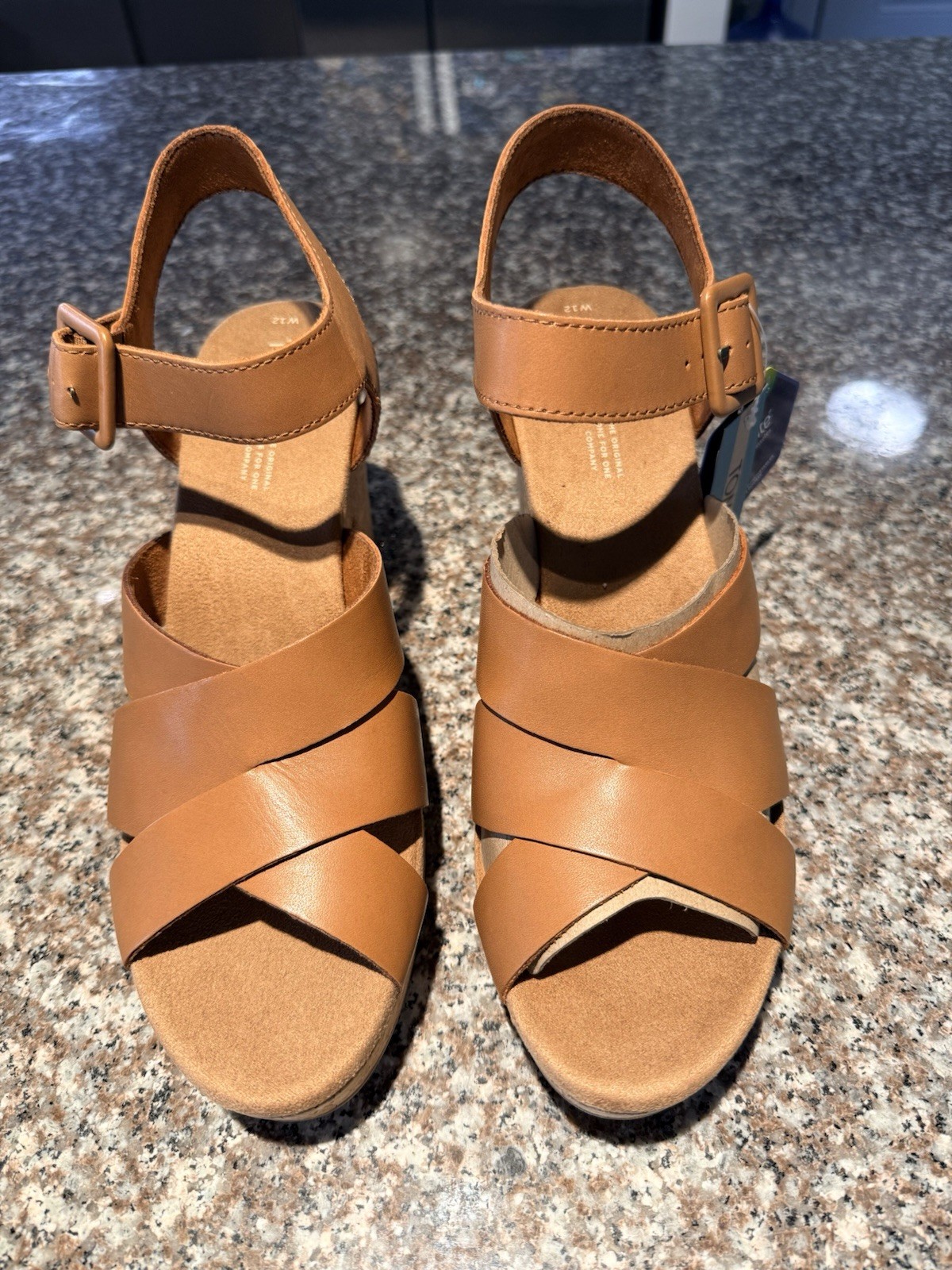 toms cork sandals Size 12