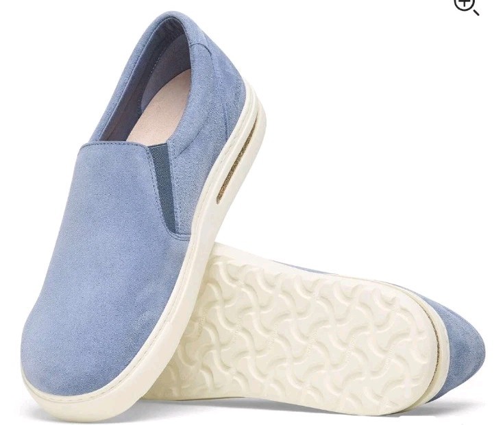 🆕 Birkenstock Oswego Suede Leather shoes Elemental Blue EU 37 US Women 6-6.5