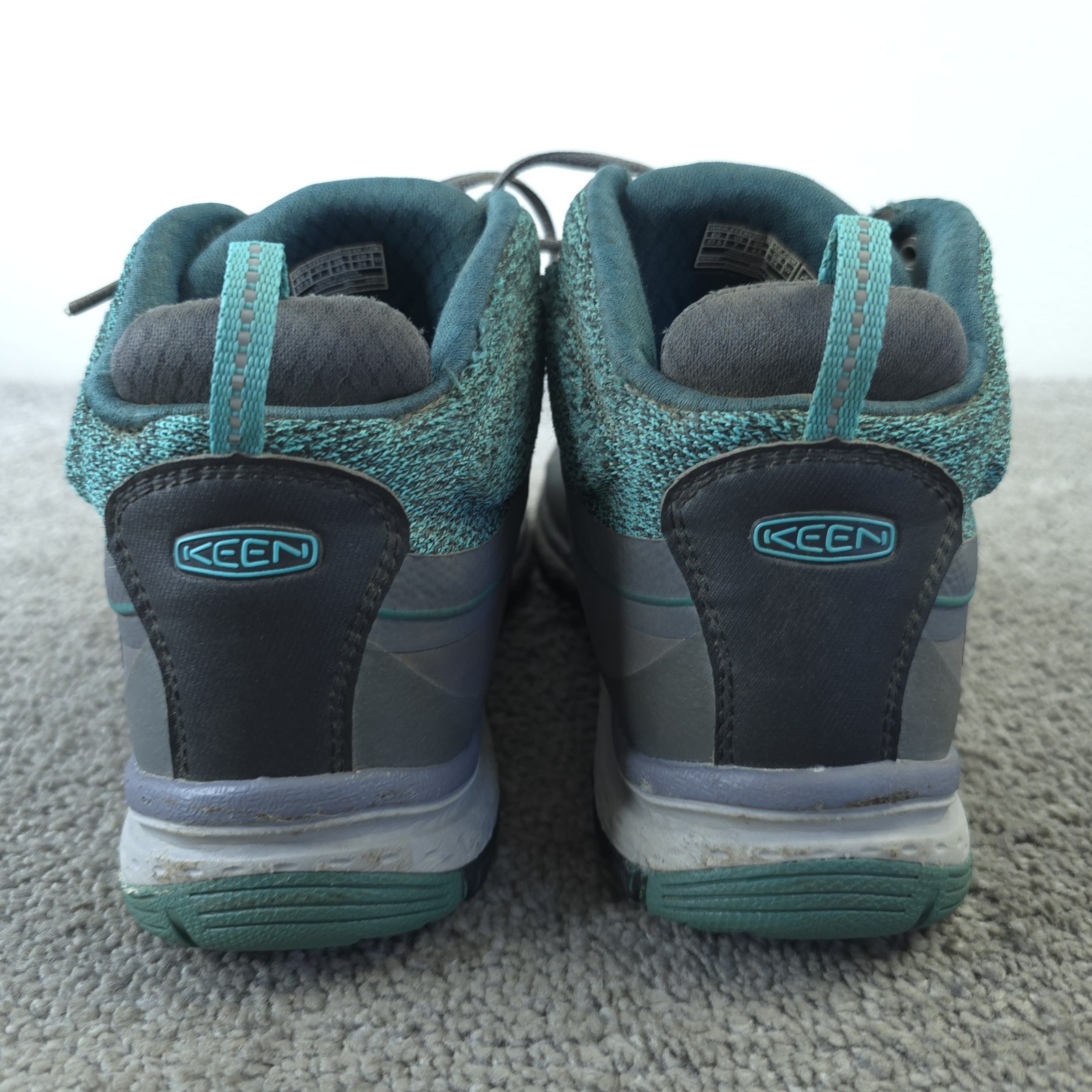 Keen TERRADORA Womens Size 7 Mid Hiking Boots Waterproof Trail Shoes Gray