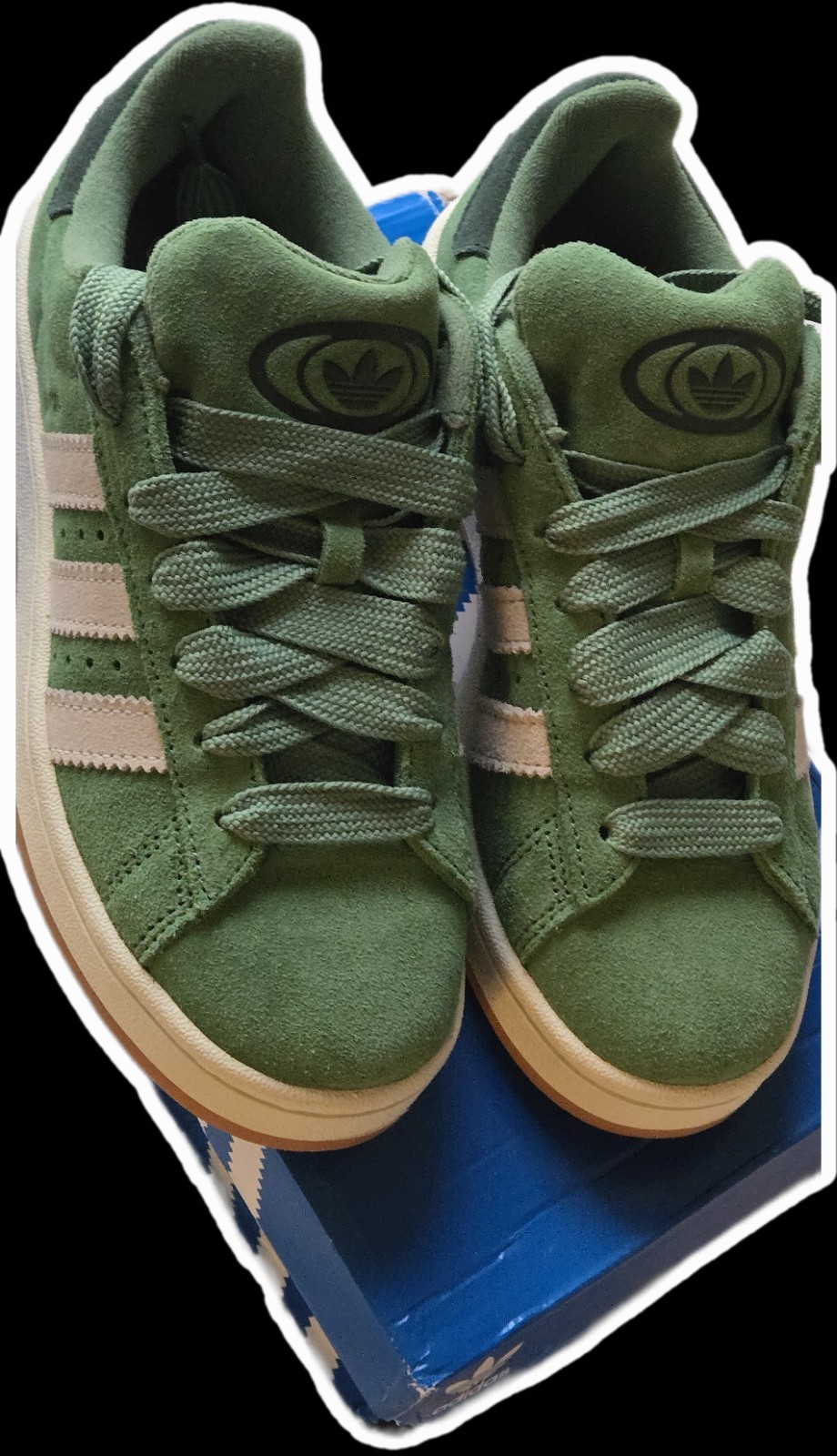NIB Adidas Originals Campus 00s Green Suede Sneakers Women’s 6.5