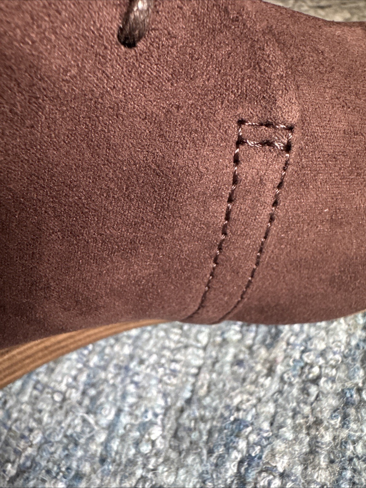Dr Scholls Wedge Booties Womens 7.5 M Dakota Ankle Wedge Boots Brown Faux Suede