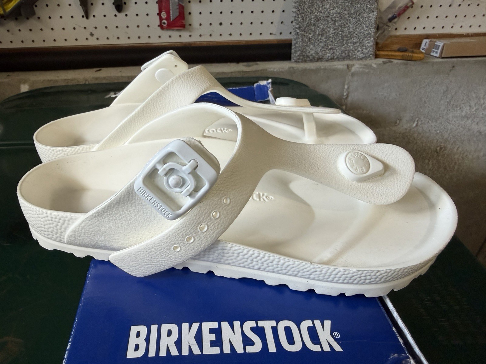 Birkenstock Gizeh White EVA Thong Sandals Women’s EU 36 US 5 Regular