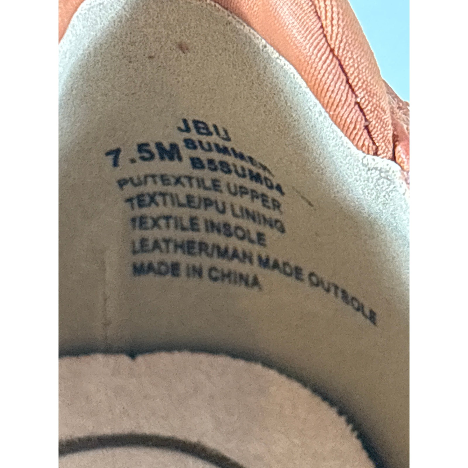 JBU Summer Casual T-Strap Mary Jane Shoes Womens Size 7.5M Comfort Walking Daily