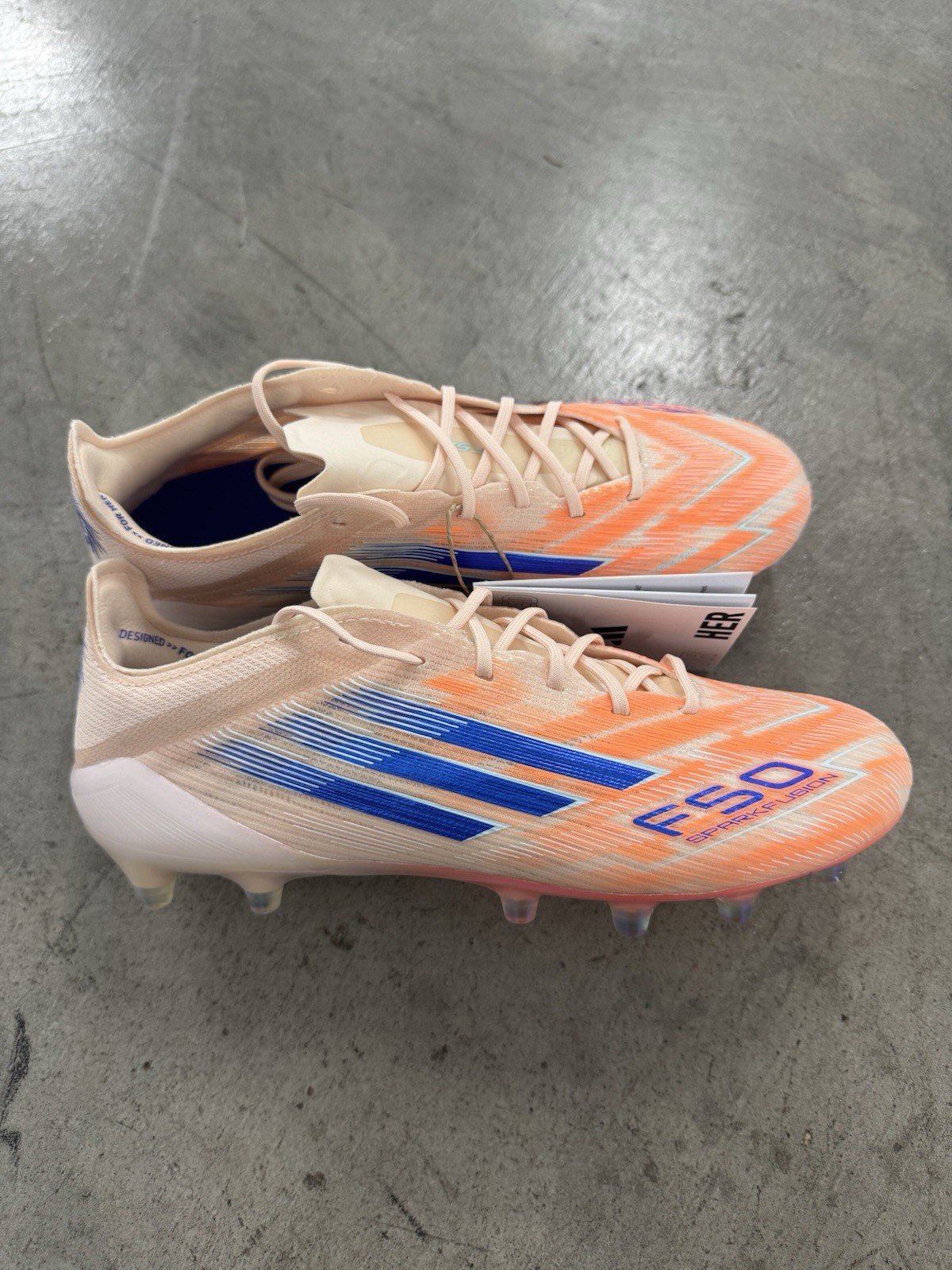 Adidas F50 Sparkfusion Elite Low FG AG Soccer Cleats Women’s Size 6 – JS4378 NEW