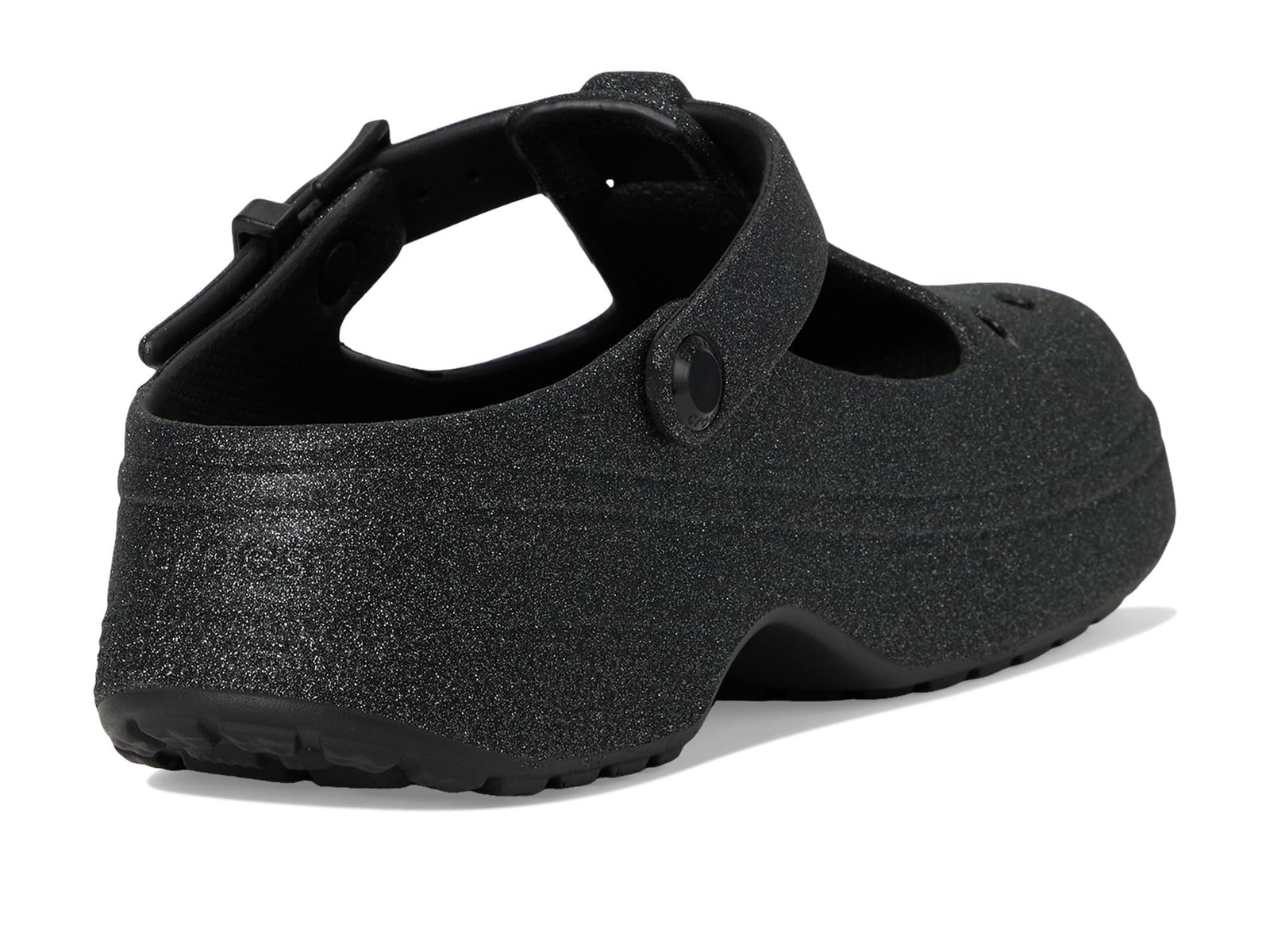 Crocs Unisex-Adult Classic Mary Jane Clogs, Mary Janes for Women Black Glitter