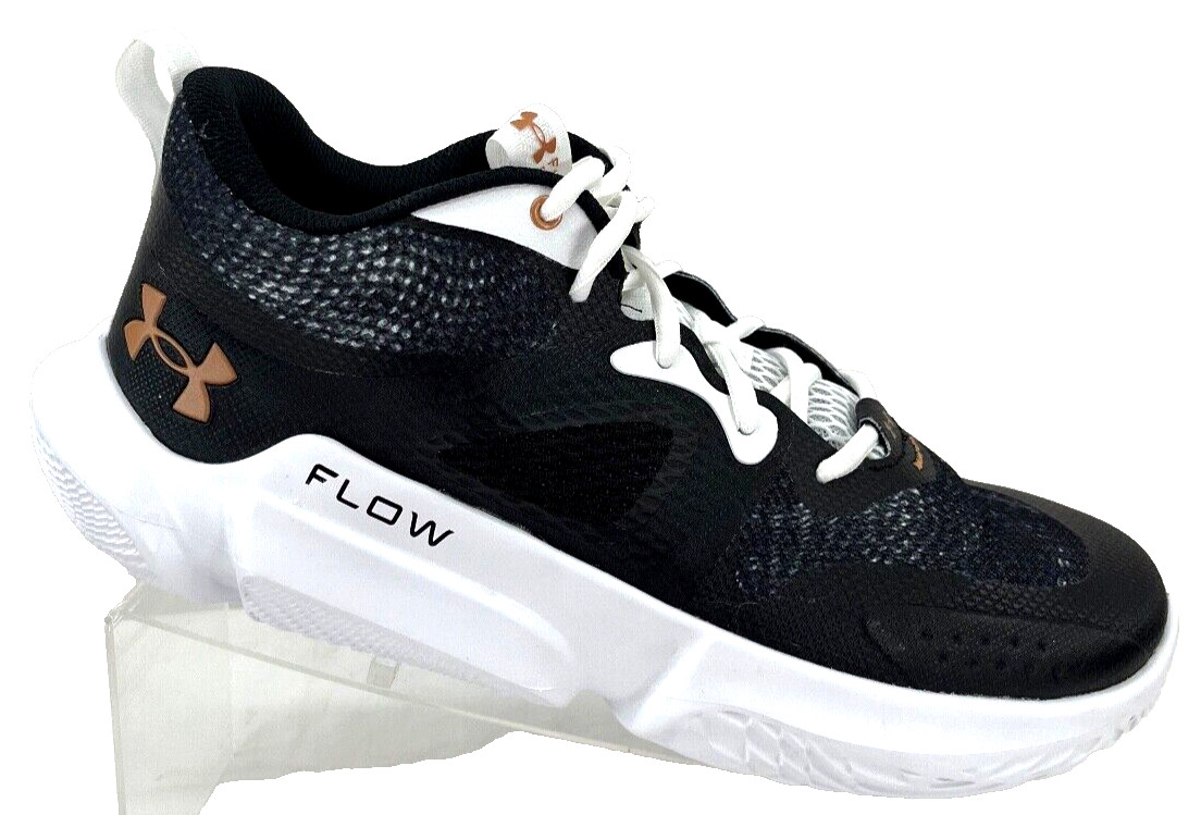 Under Armour 3025603-103 Flow Breakthru 3 Black Basketball Shoes Women’s US 12