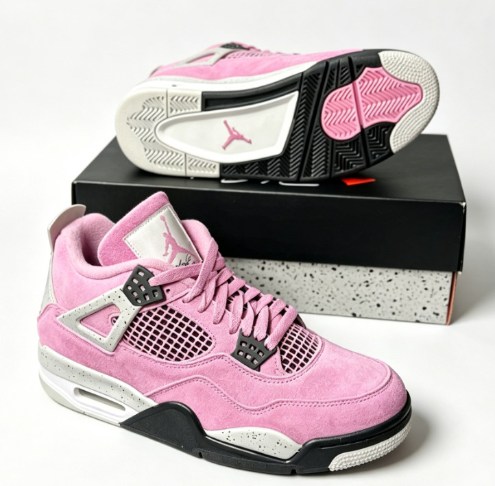 Jordan 4 Orchid Retro Mid Top Basketball Shoes Men’s & Women’s Shoes