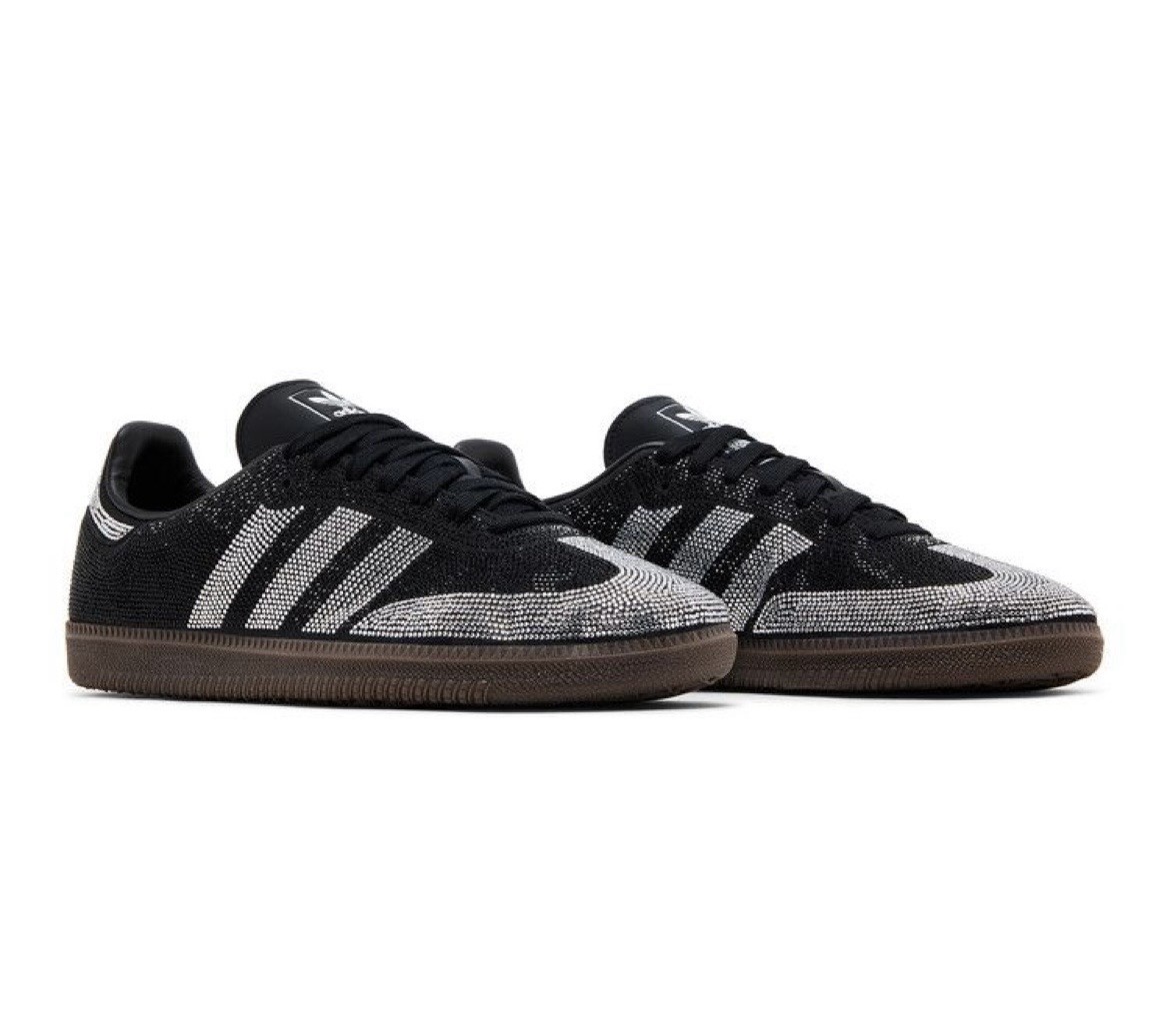 adidas Samba OG WMNS Rhinestone “Black Silver” Shoes IH9052 Women’s New