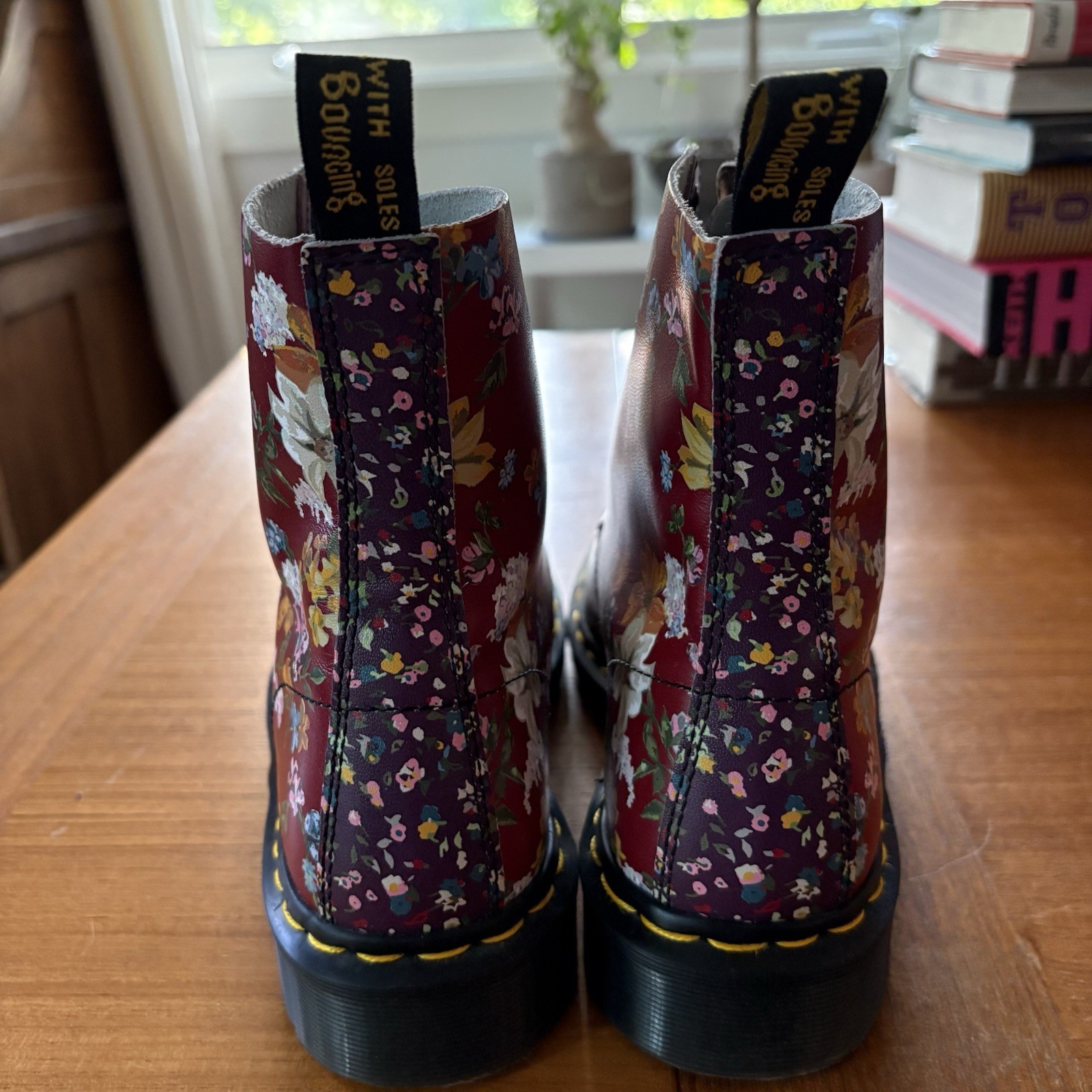 Dr. Martens 1460 Wanderlust Floral Pascal Leather Boots Docs NEW W9