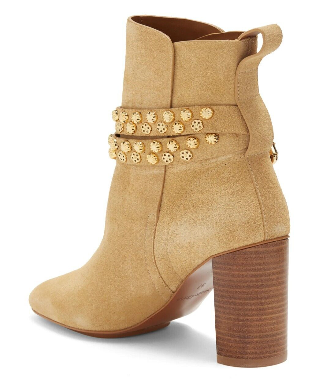 See by Chloe Lean Leon Suede Ankle Boots Bootie Size 39.5 / US 9.5 Fits Like 9