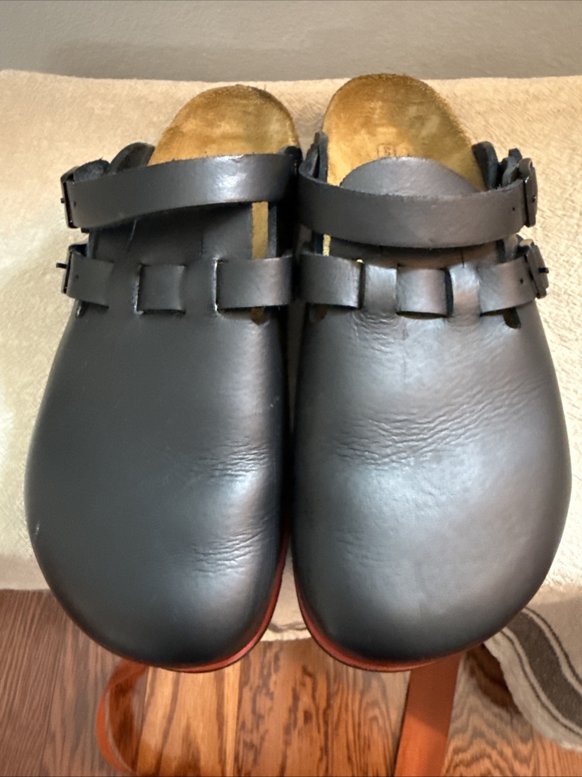 Birkenstock Kay SL Professional Leather Regular Width Clog Backstrap Super Grip