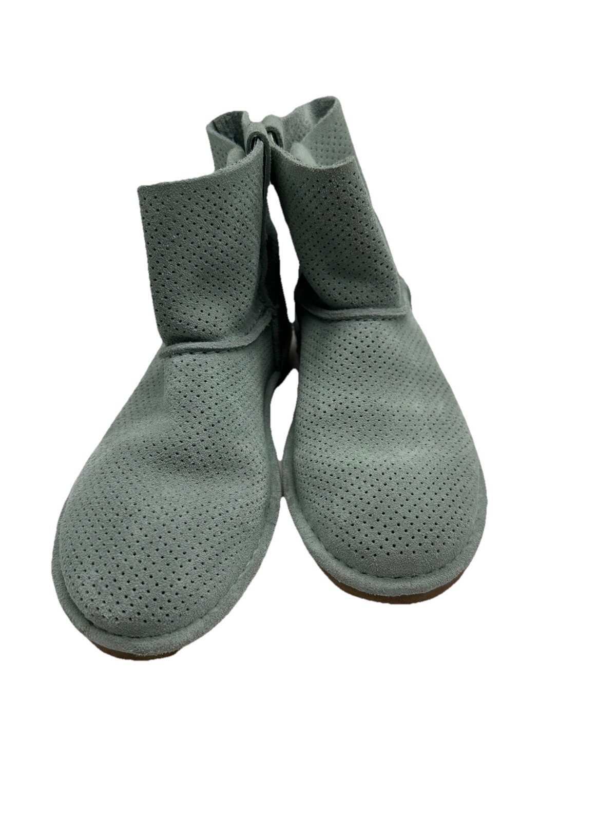 UGG Classic Unlined Mini Perf Women’s Boot Size 6 Winter Green Aqua 1016852