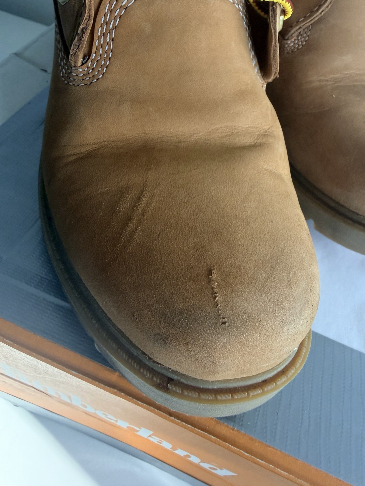 Timberland Womens 6” Premium Boot Wheat Size 9.5 10361 2440 Waterproof (NWOB)