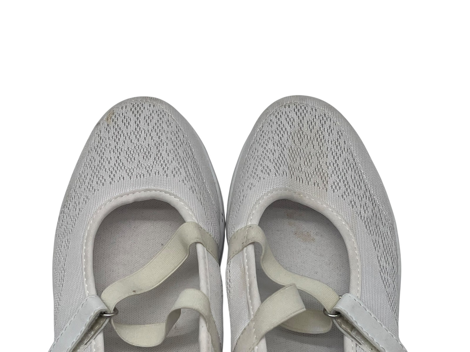 Propet TravelActiv Mary Jane Women’s 11 W White Mesh Walking Shoes W5103