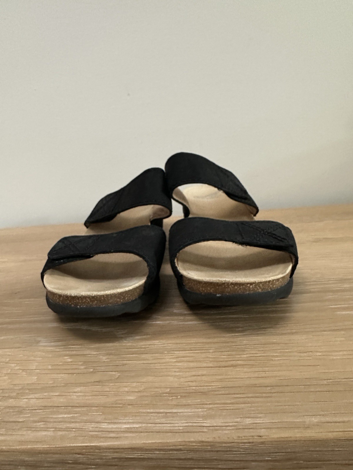Dansko Maddy Women’s Size EU 41 US 10-10.5 Sandals Leather Black Comfort Wedge