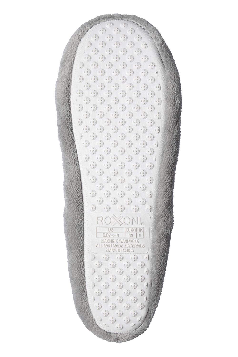 Roxoni Women’s Terry Classic Cotton Ballerina Slippers (Pack of 2)