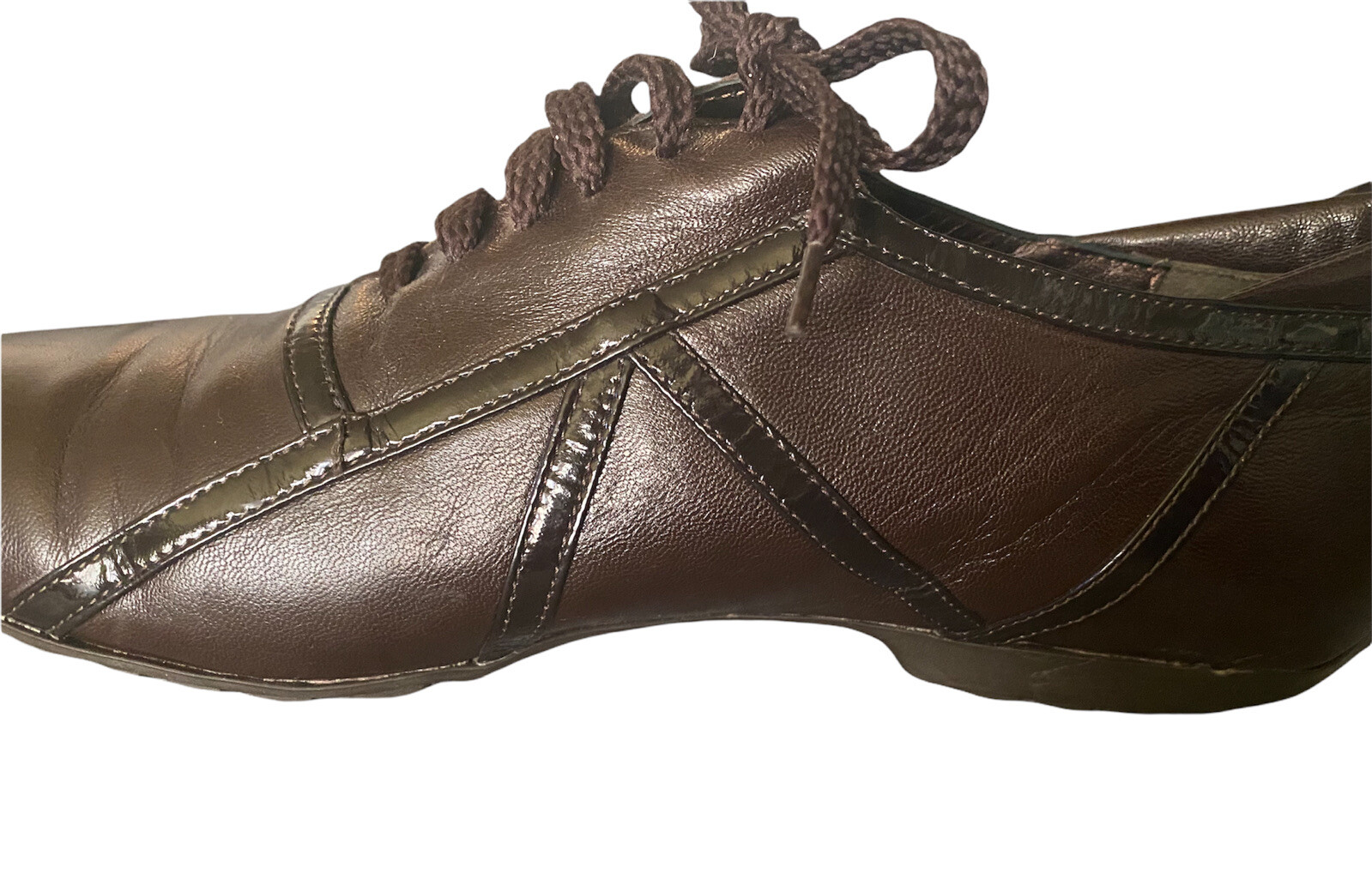 New Gorgeous LA BADIA women’s brown Leather casual shoes sz EU 39.5/US 8.5-9