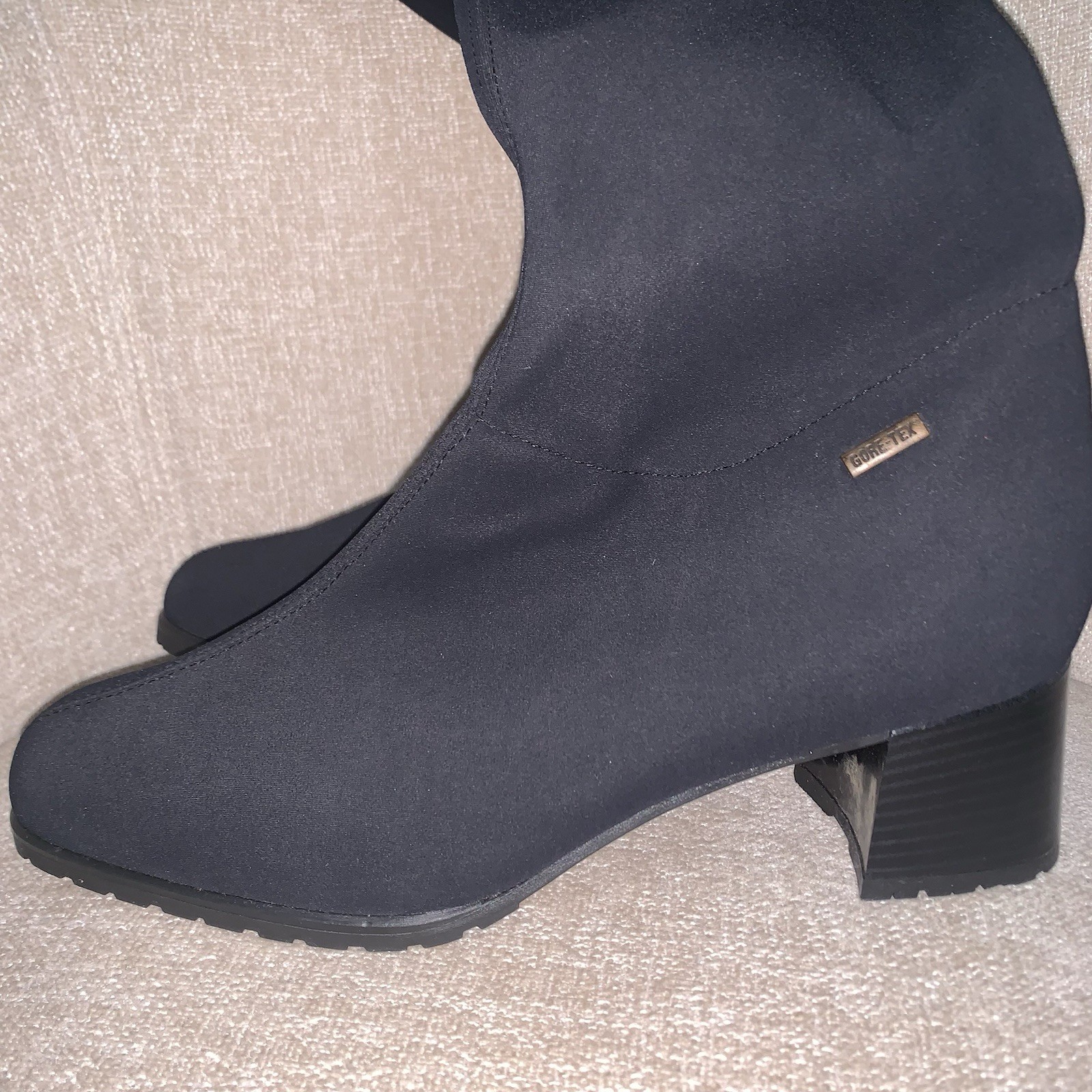 Ara Germany Black Winter Knee Boots Waterproof Gore-Tex Size Uk 5.5,EU 38, US 7