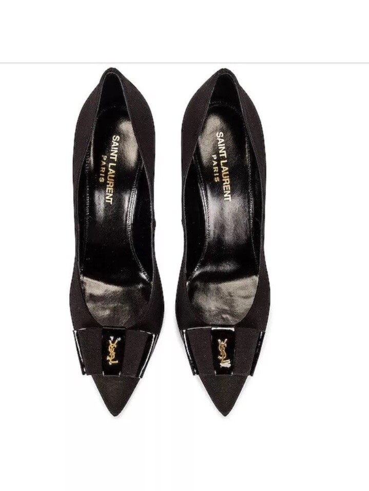 Saint Laurent Anais ribbed pumps