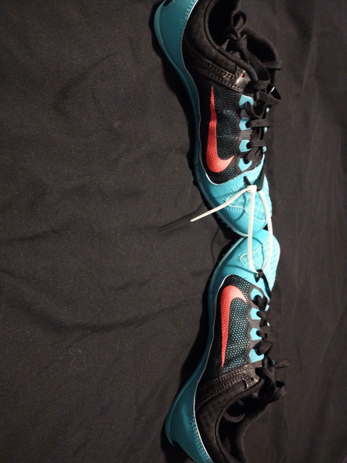 Nike Rival MD Track Shoes Racing Spikes ‘ Black/Teal Size 8 New Without Spikes