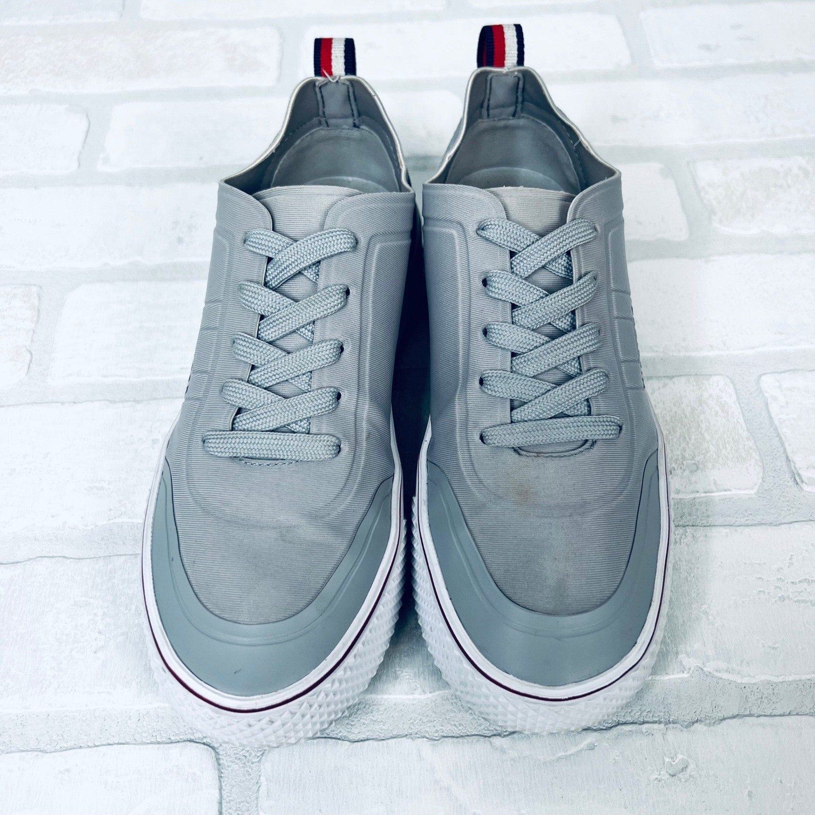Tommy Hilfiger Womens TWSAWYIR Platform Sneakers Light Gray 5.5M