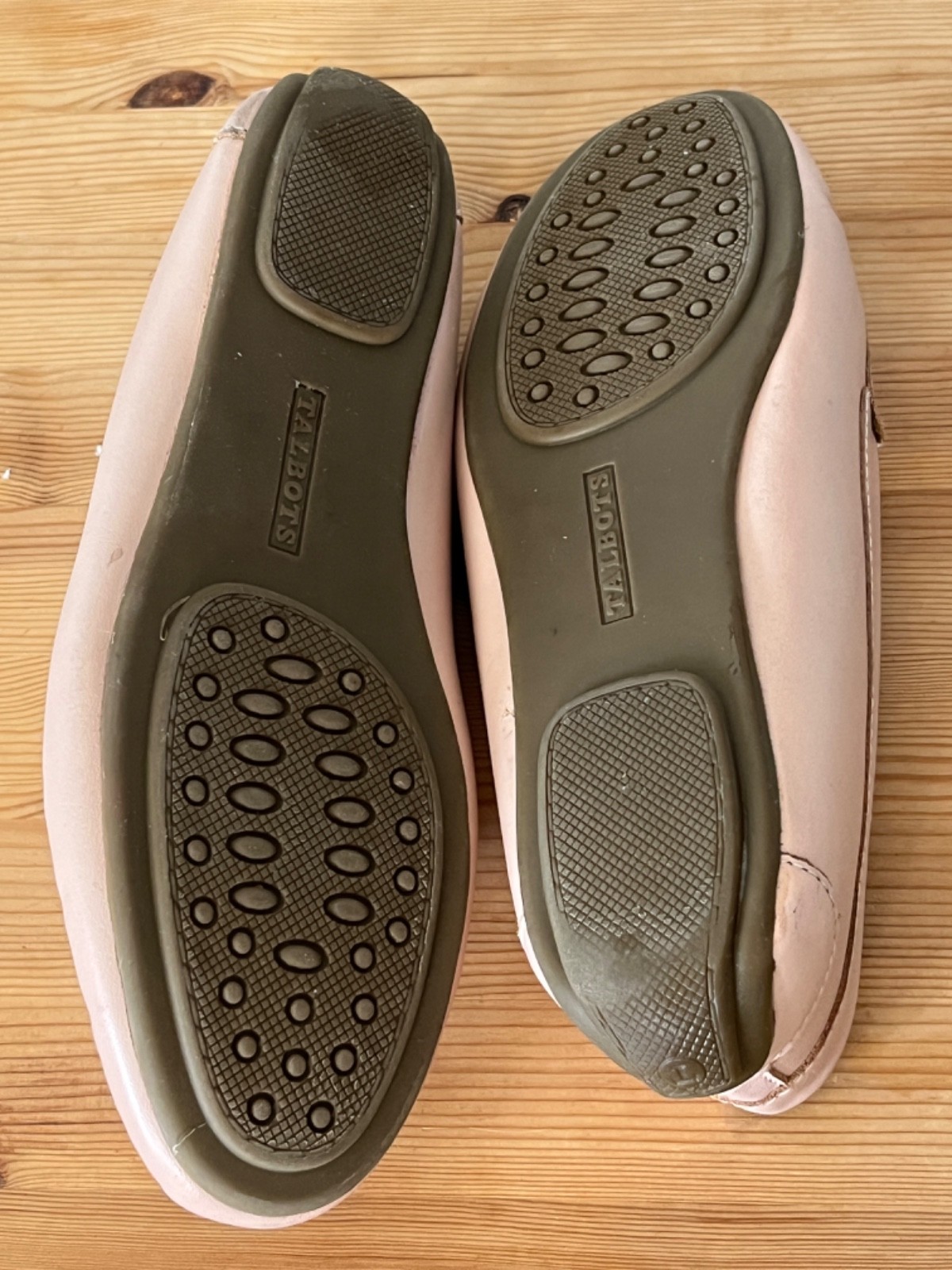 Talbots Leather Blush Pink Driver Loafers 8.5M – Women’s
