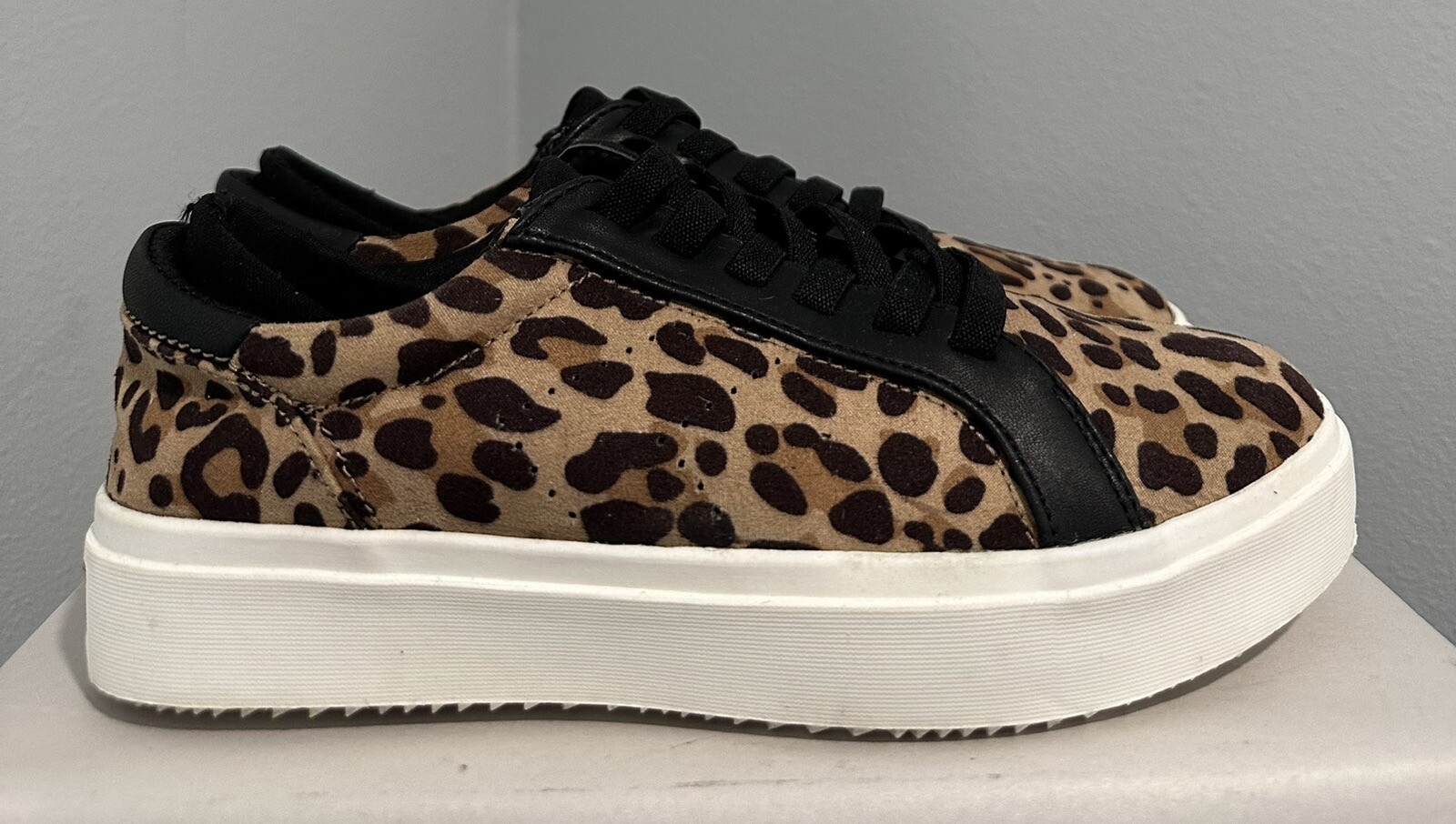 Dr Scholls Womens Wink Lace Leopard Print Shoes Size 6 & 6.5 See Description***