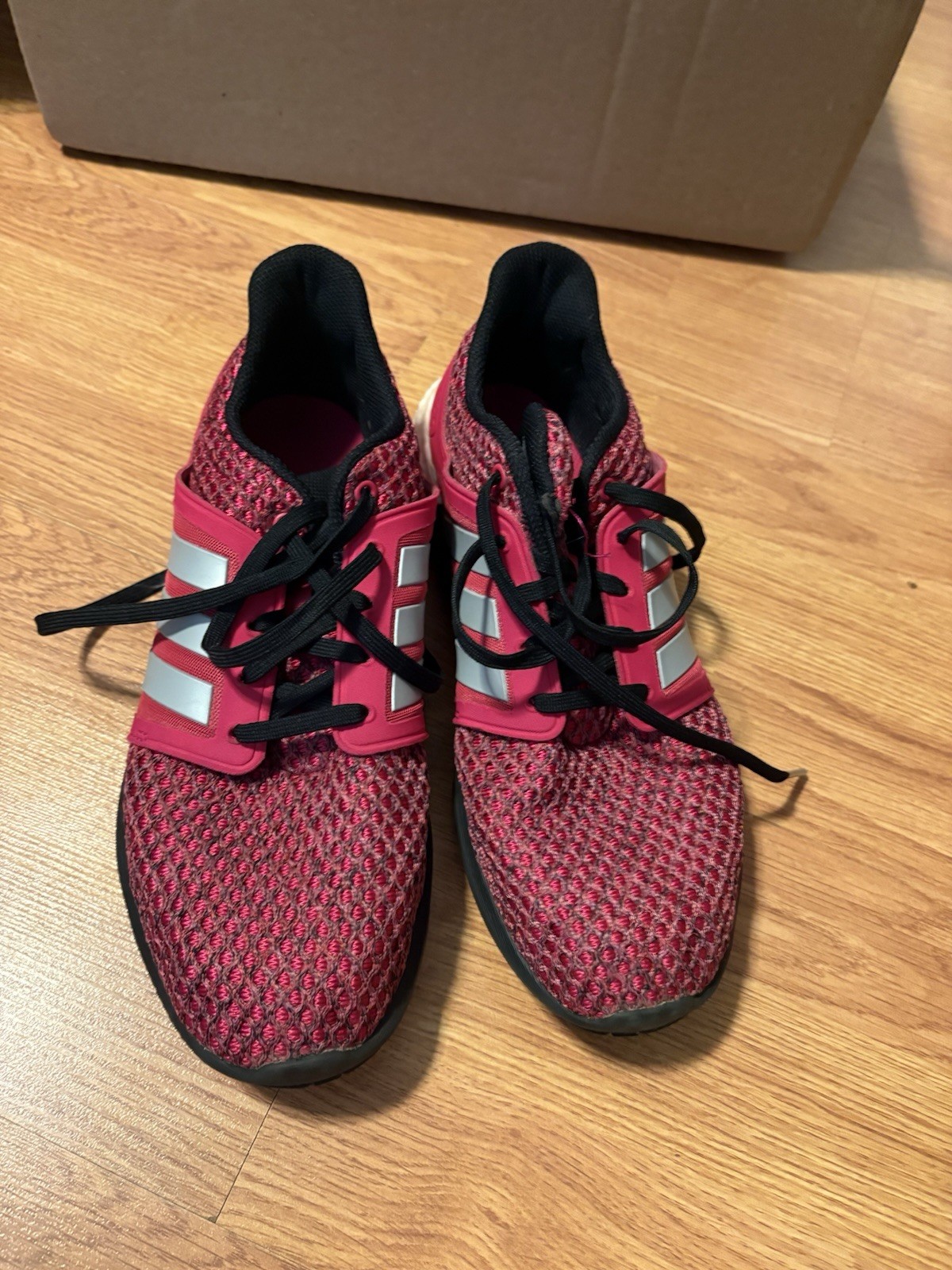 adidas Solar Boost Men’s Cushioned Sneakers Pink/Black/White D68999