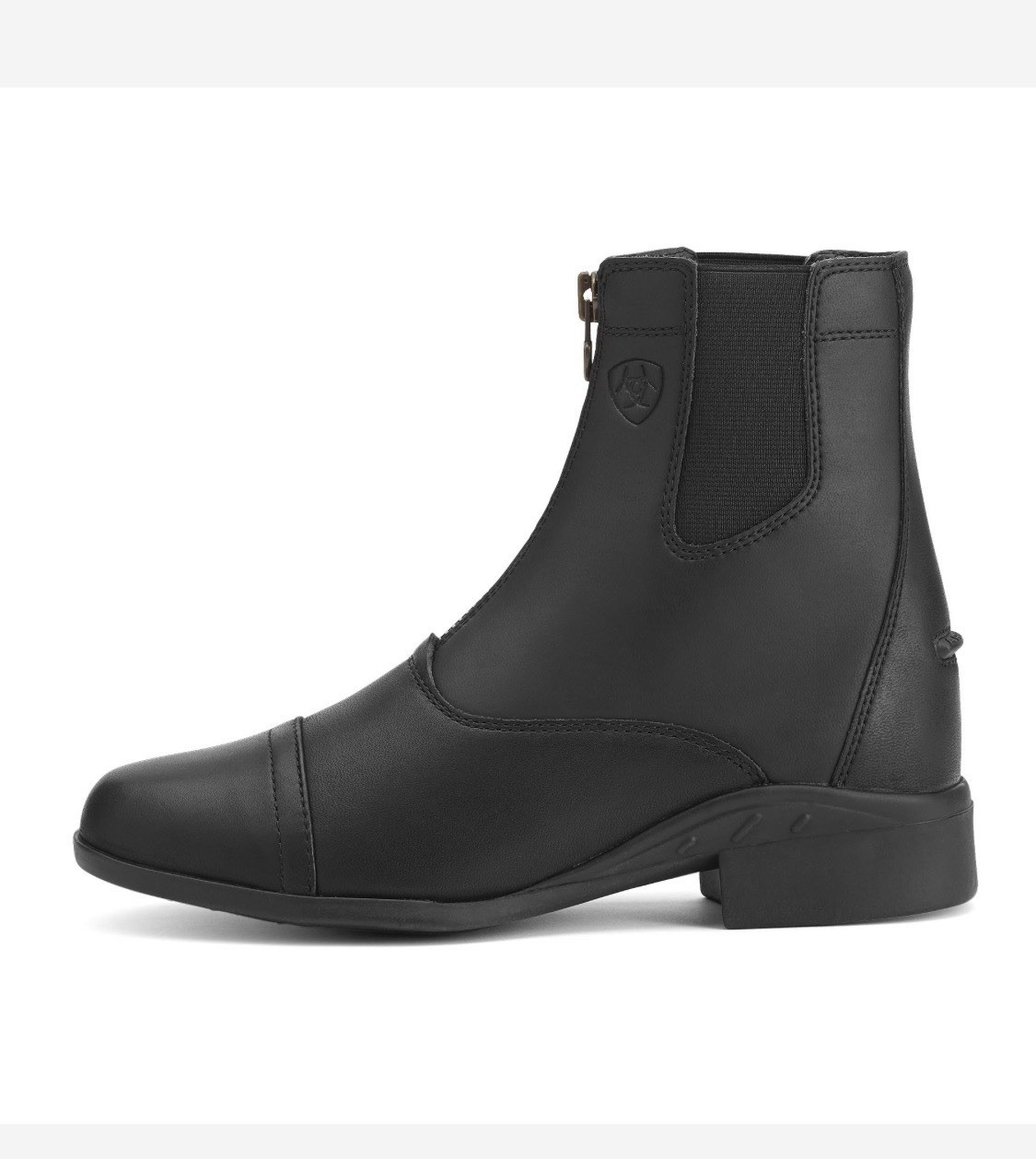 Ariat Women’s Scout Zip Paddock Boots Black Leather 9.5B Western Workwear