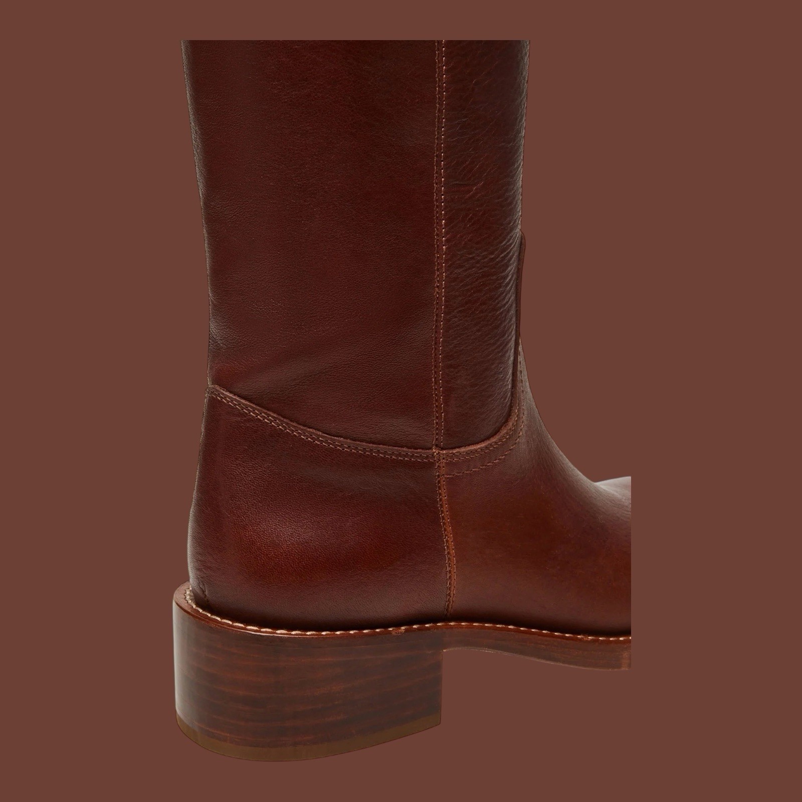 Steve Madden Women’s Riggs Banana /Rust/Black Leather Boots (Sizes 6- 8 US)