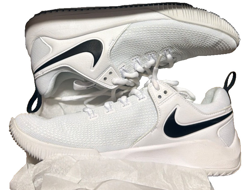 Nike Zoom Hyperace 2 Volleyball Shoes Women 6 White Black AA0286-100 NEW