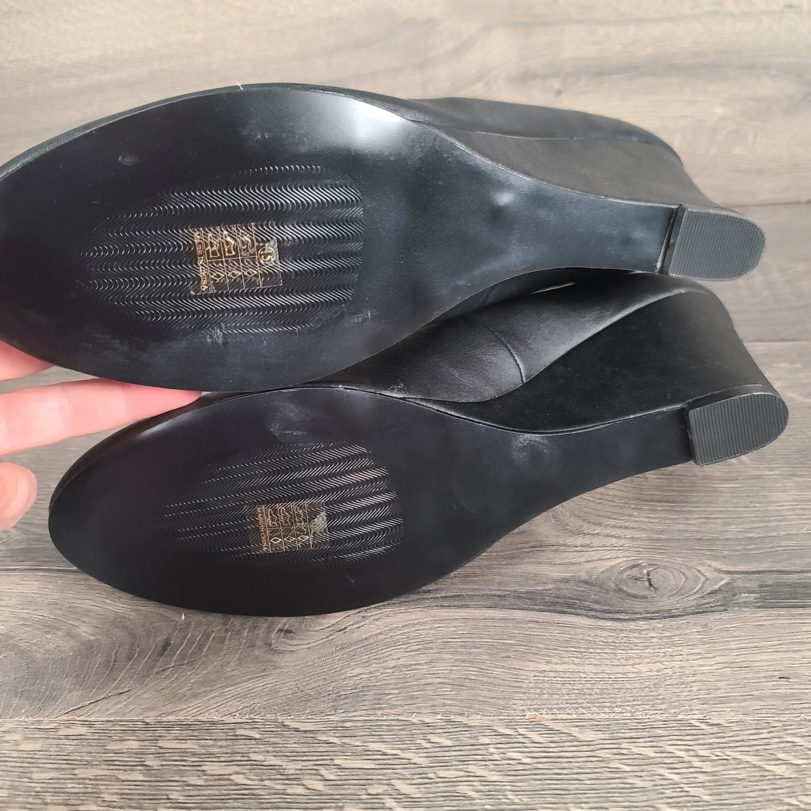 Pleaser Kimberly 08 Women’s 15M Black Wedge Pump High Heel