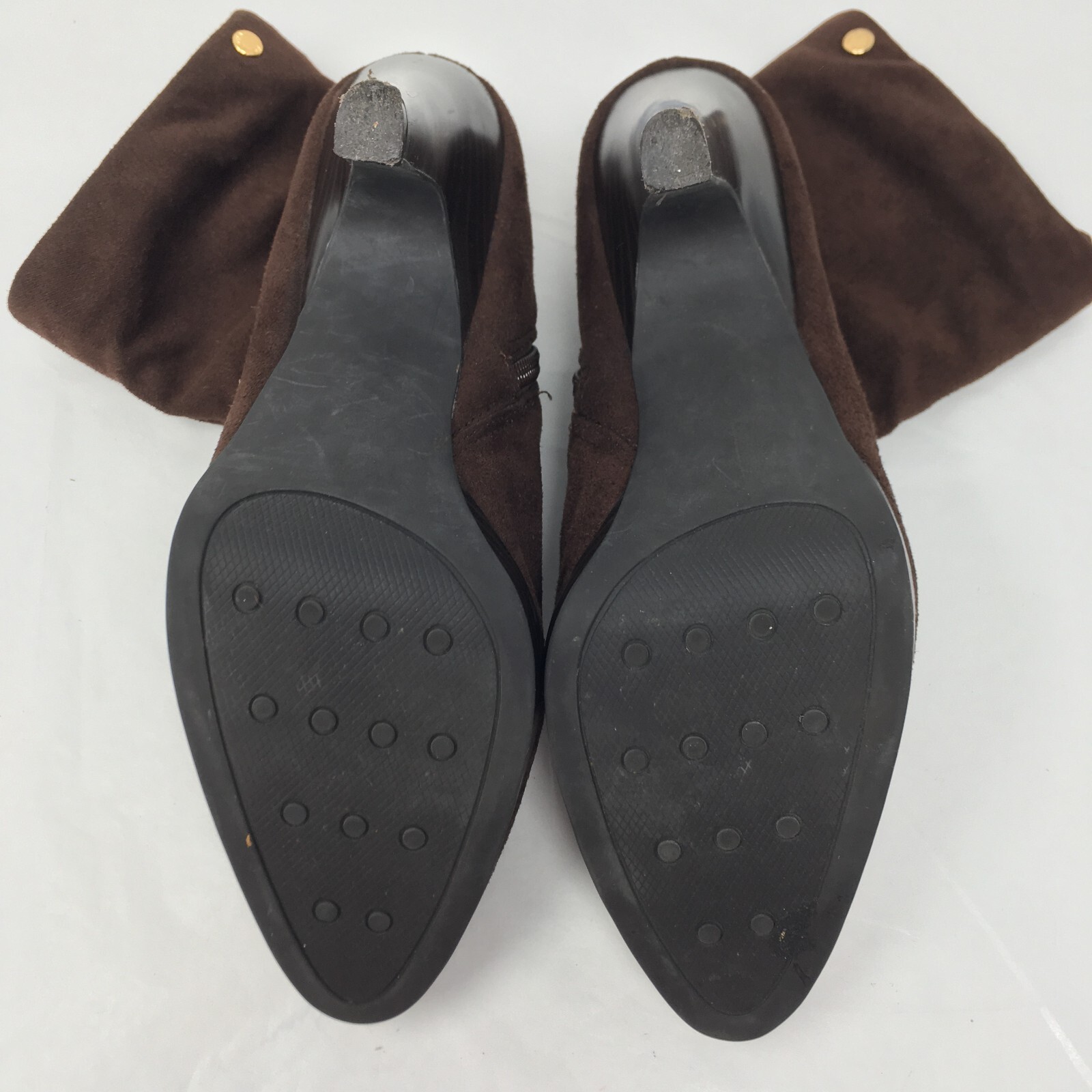 Isaac Mizrahi for Target Women’s Brown Side Zip High Heel Ankle Boots Size US 6M
