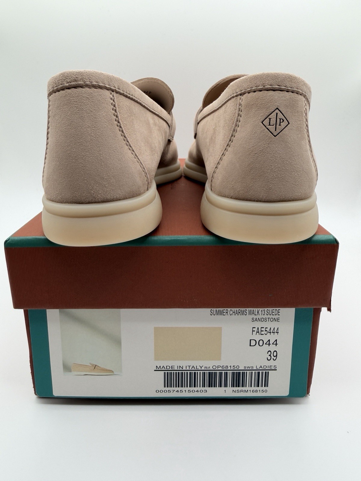 Loro Piana Summer Charm Walk Loafer Women’s EU 39 Sandstone Yacht Shoes