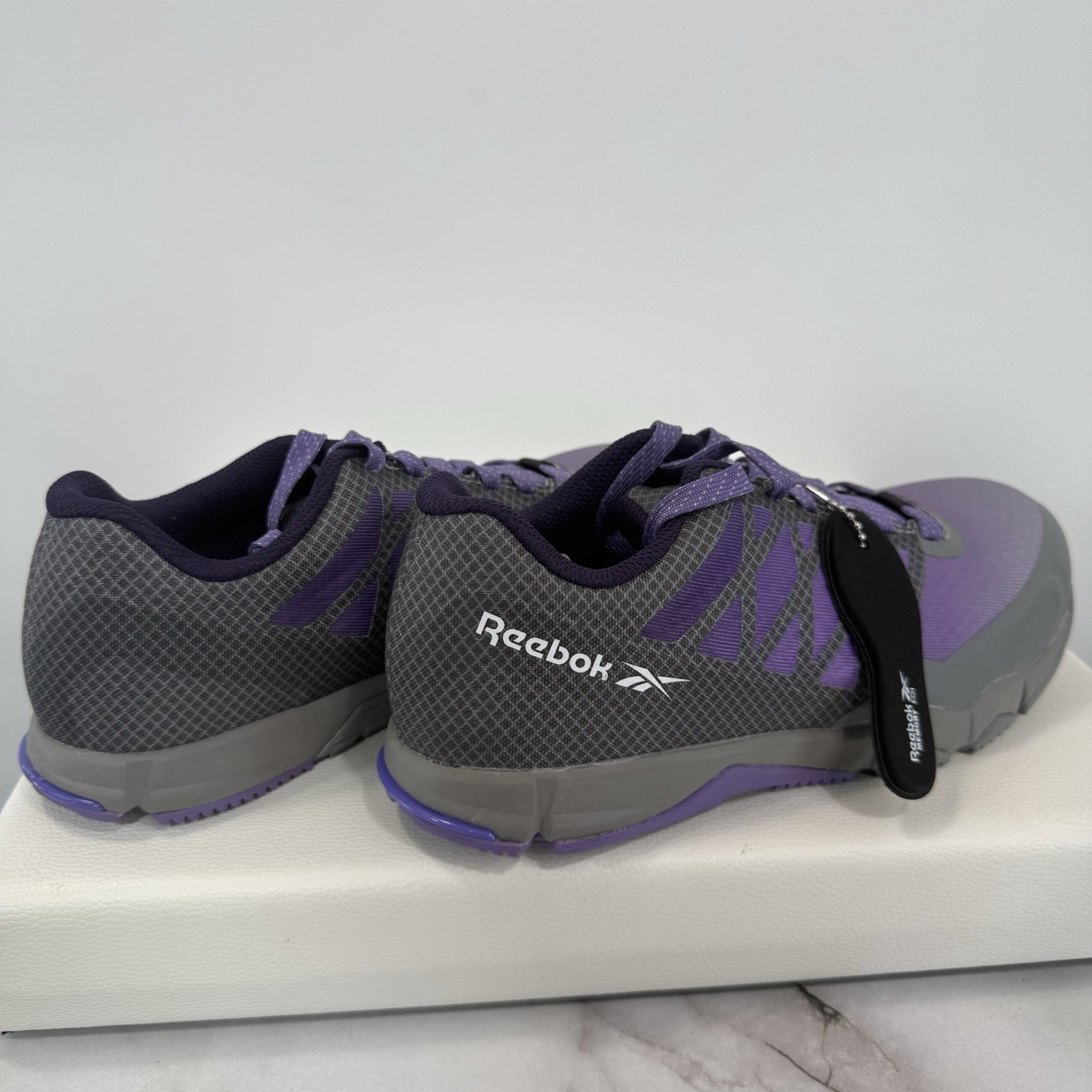 Reebok Speed TR Composite Toe Sneakers, Purple/Grey, Women’s
