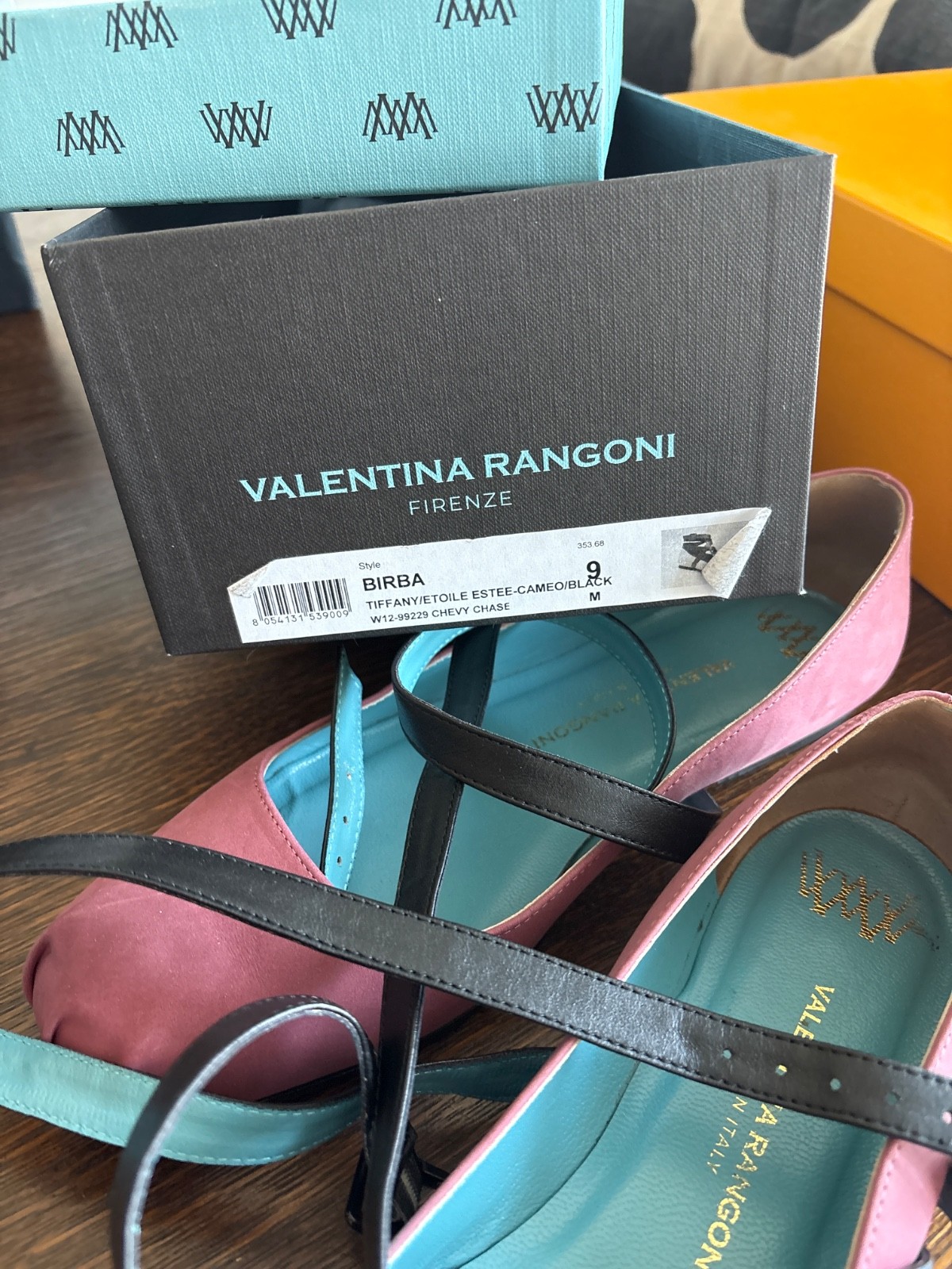 Valentina Rangoni/ balet Flats/ 9/40/mauve/ made in italy/ same as pic