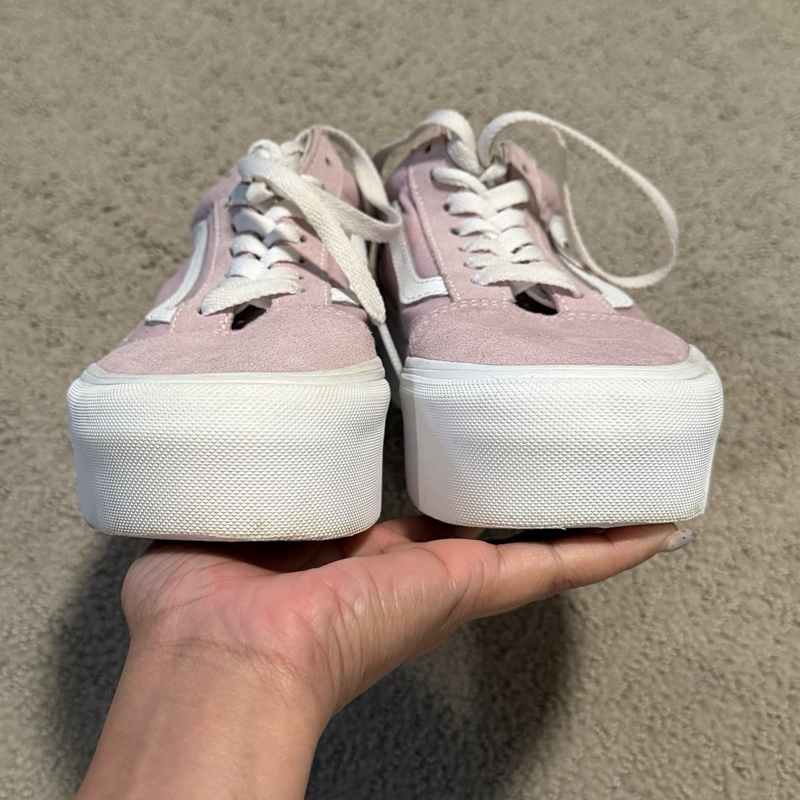 Suede vans Stackform Flatforms US 7.5/ Euro 38